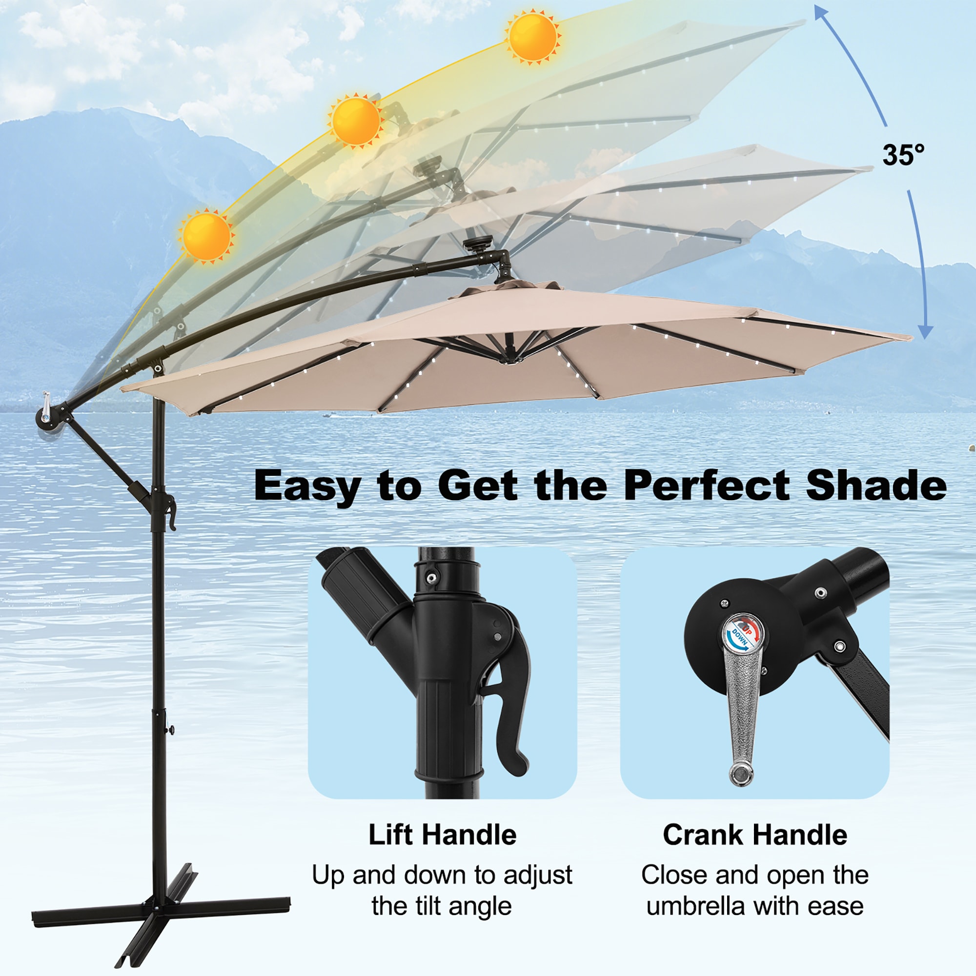 Costway LWS00826 Umbrellas-2 - View #4