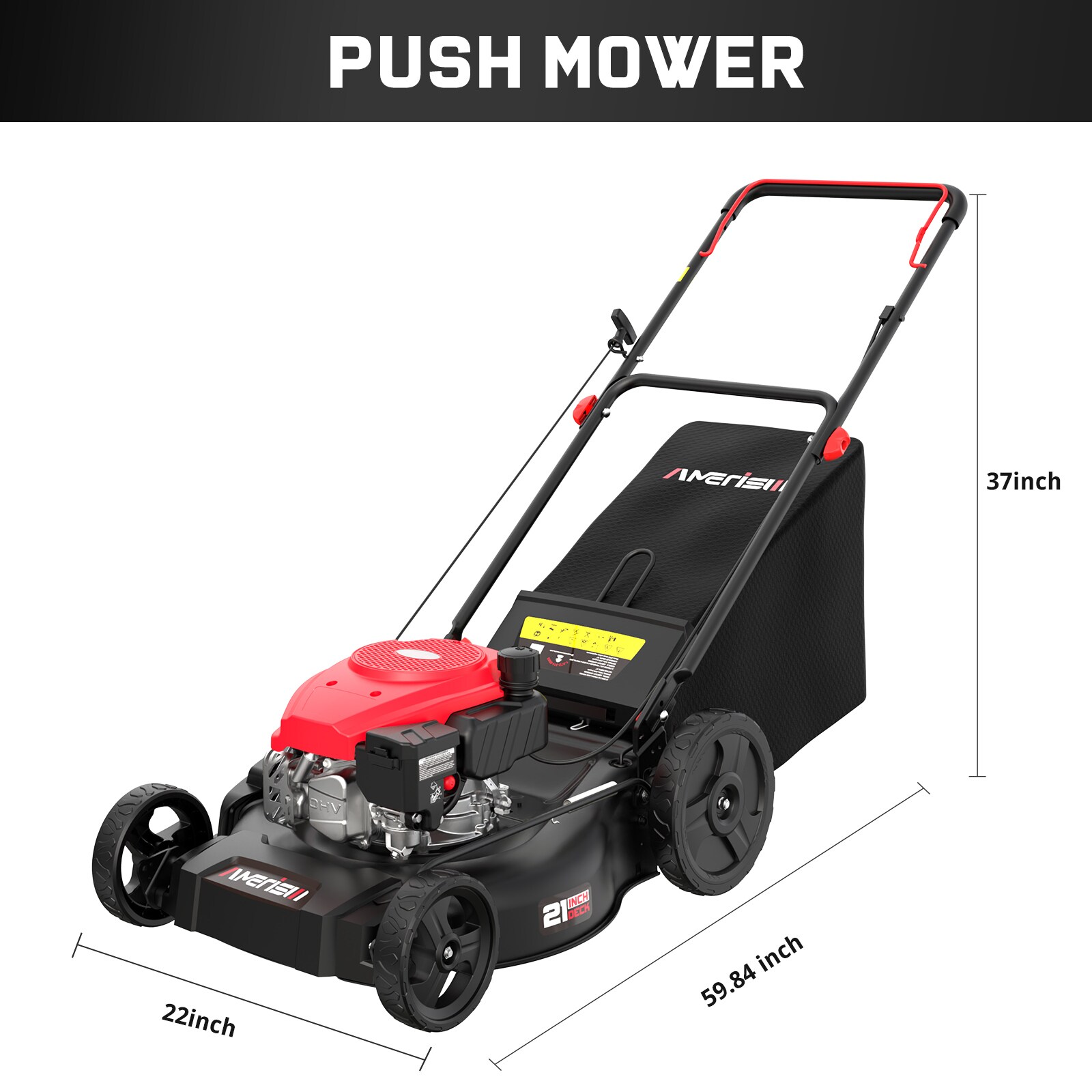 Amerisun AM8721P Gas-Walk-Behind-Mowers - View #7