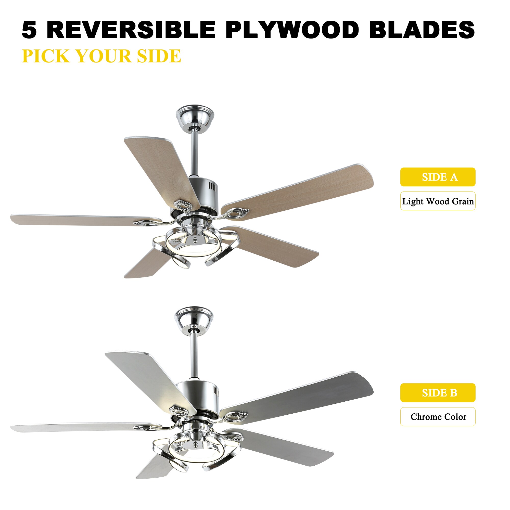 Oaks Decor DC5217OKEL-C Ceiling-Fans - View #13