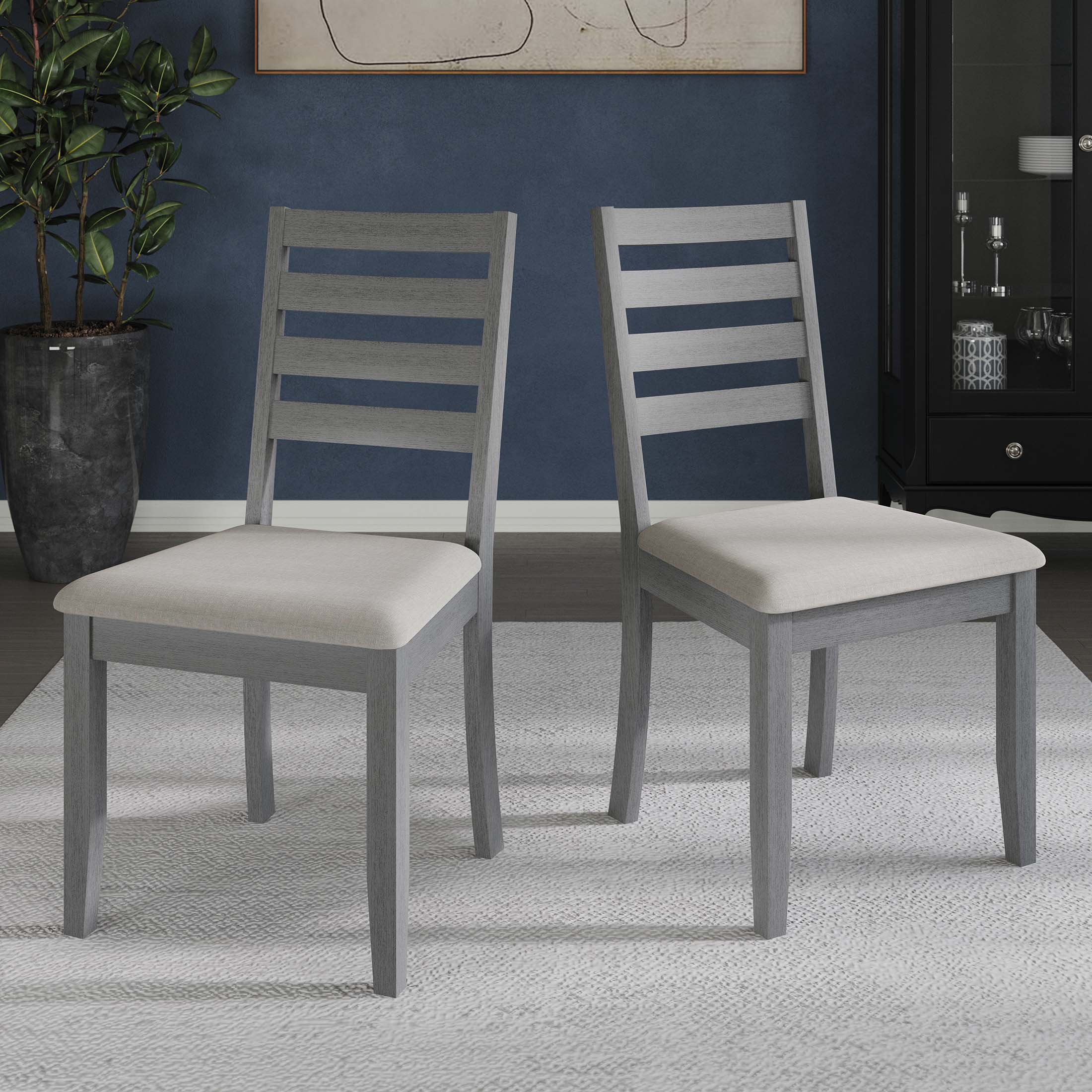 CasePiece C3064US-GY-WD-2X Dining-Chairs - View #2