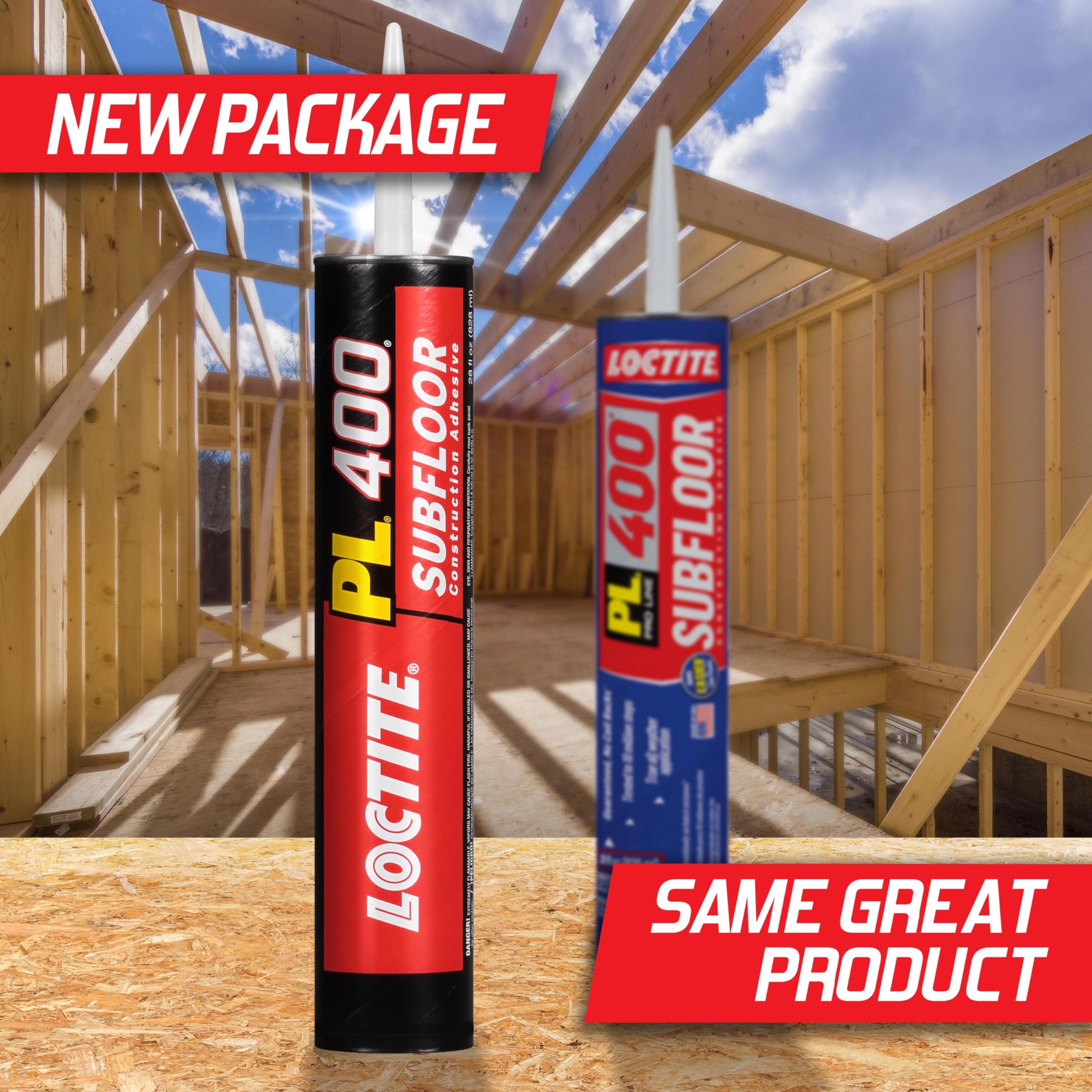 LOCTITE PL 400 Subfloor Heavy Duty Adhesive 28 fl oz 12 Cartridge in ...