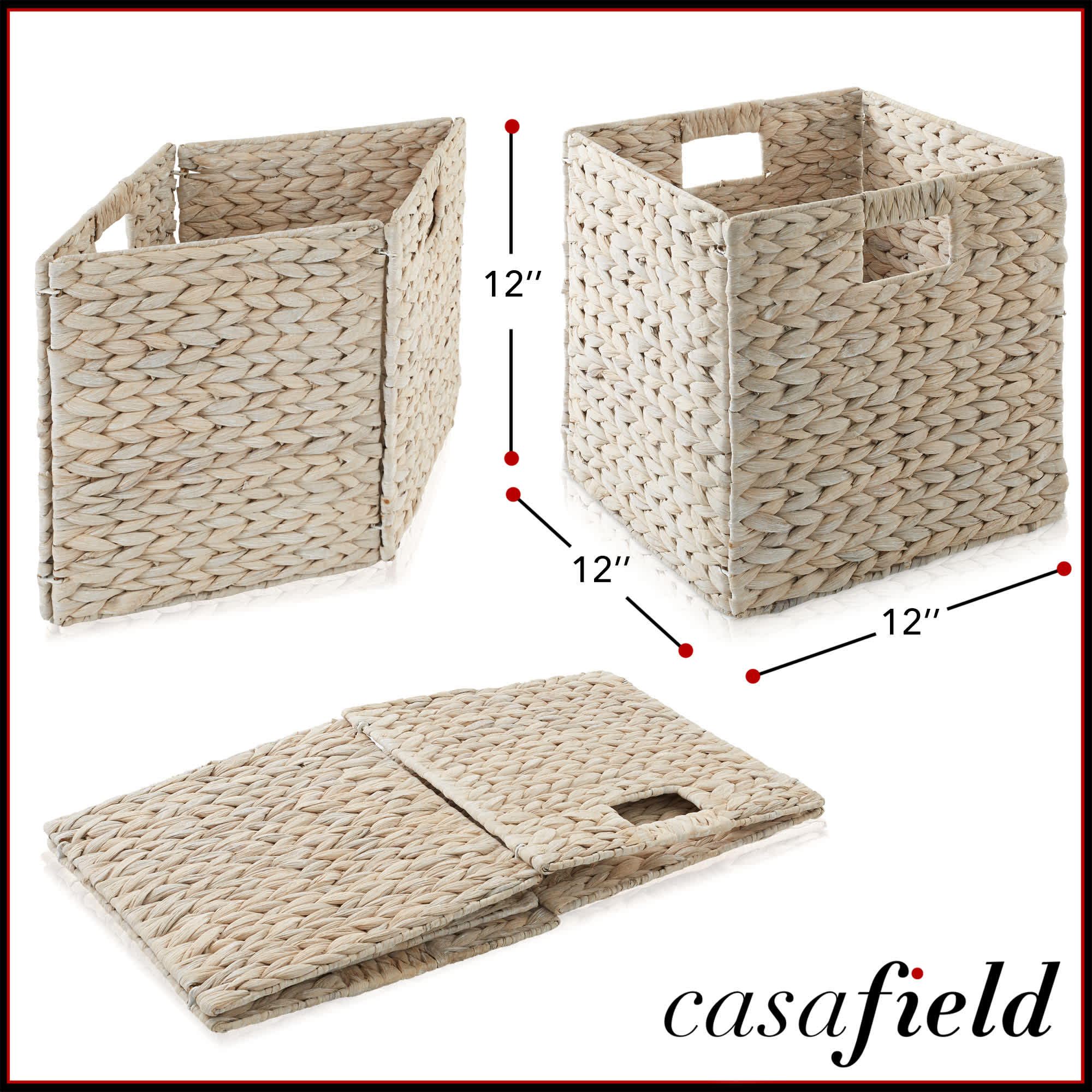 Casafield STO-C3136-WHT-2 Bins-Baskets - View #3