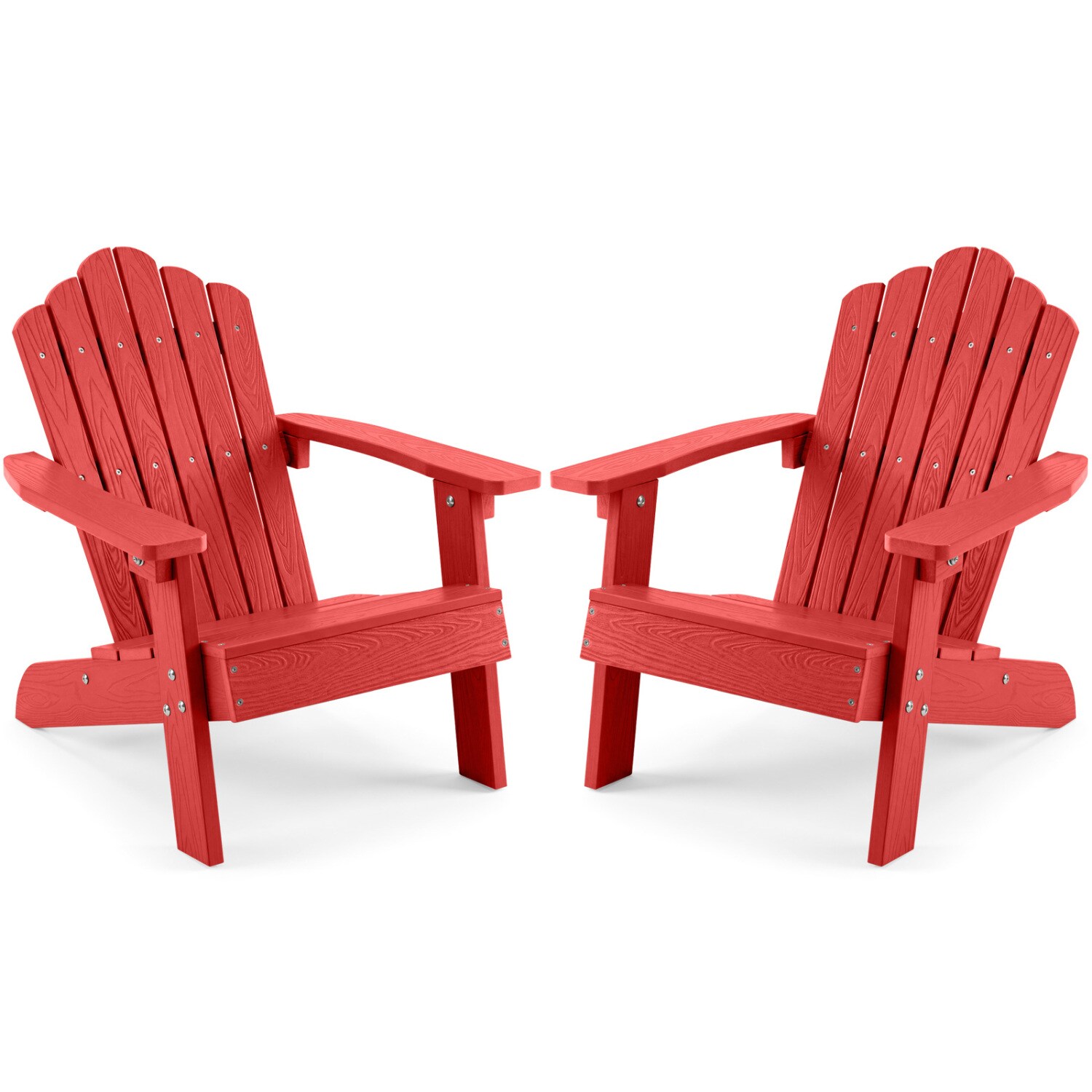 Slickblue Set of 2 Chairs HIPS Frame Kids Adirondack Chair with ...