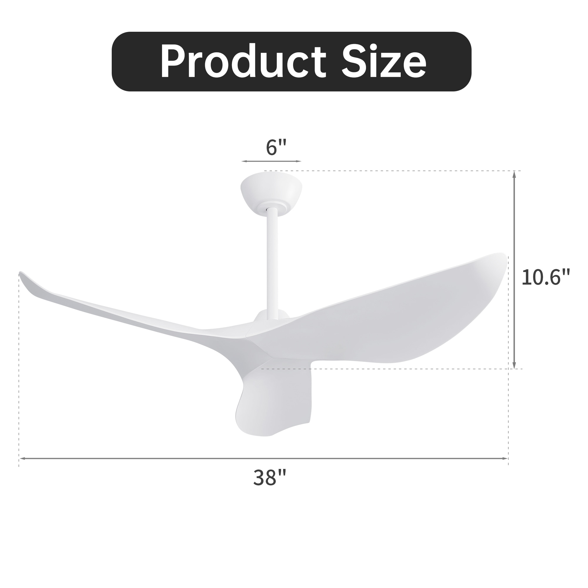Bybafun YD1300014 Ceiling-Fans - View #8