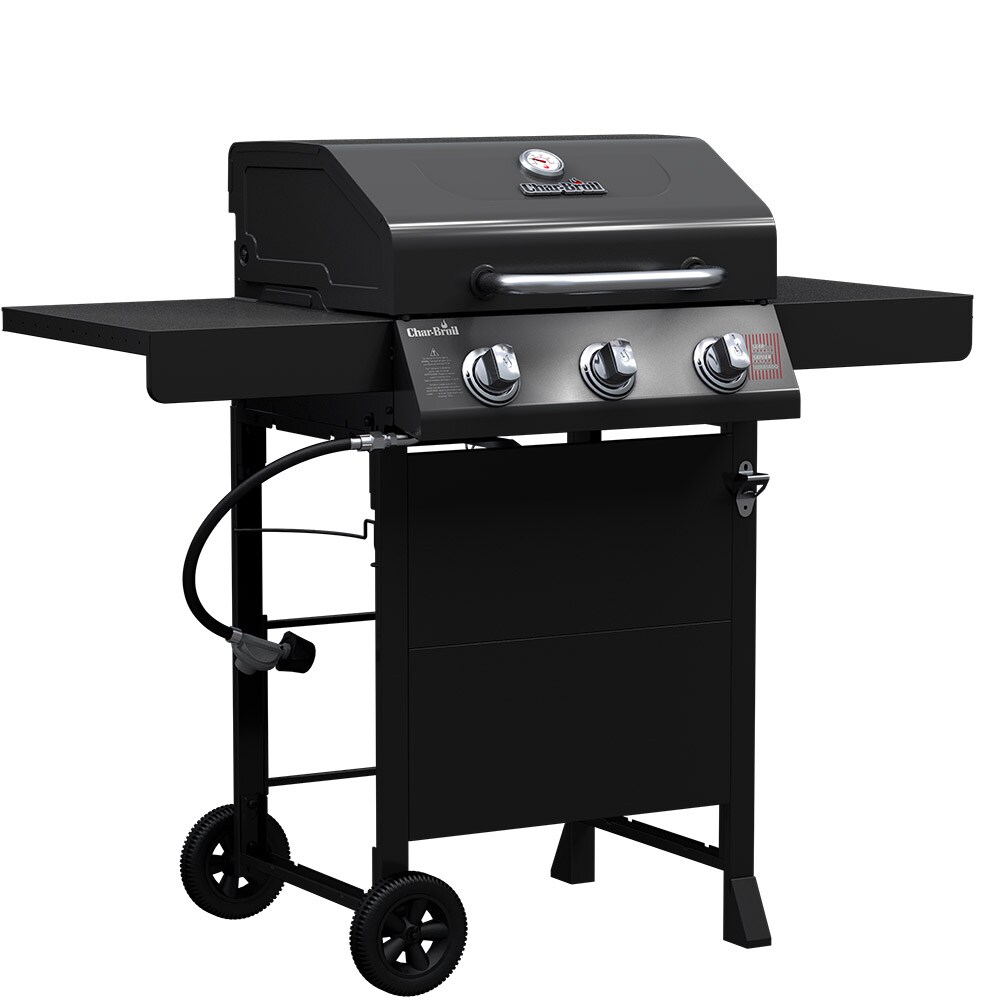 Char-Broil Black 3-Burner Liquid Propane Gas Grill