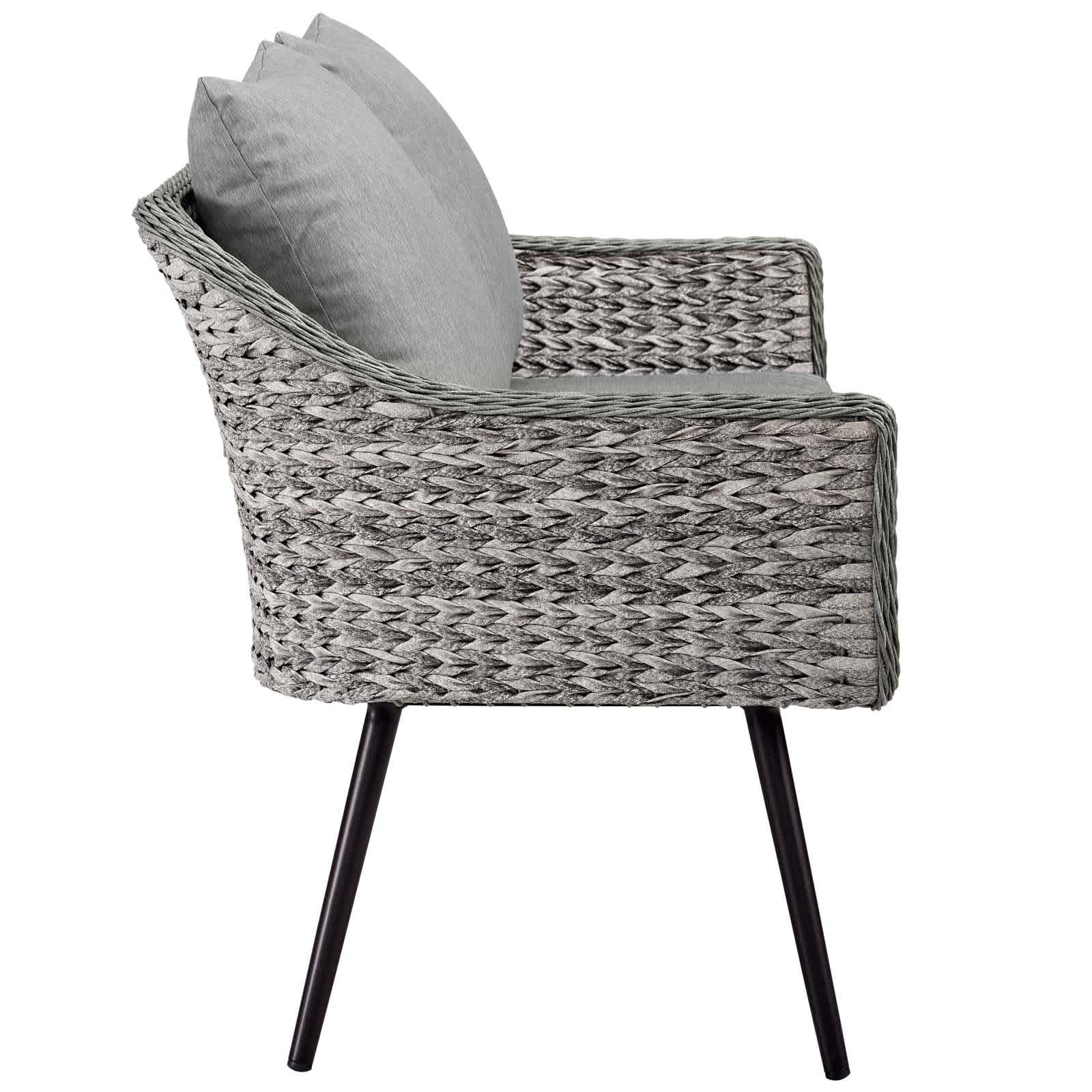 Modway EEI-3024-GRY-GRY Patio-Sofas-Daybeds - View #3