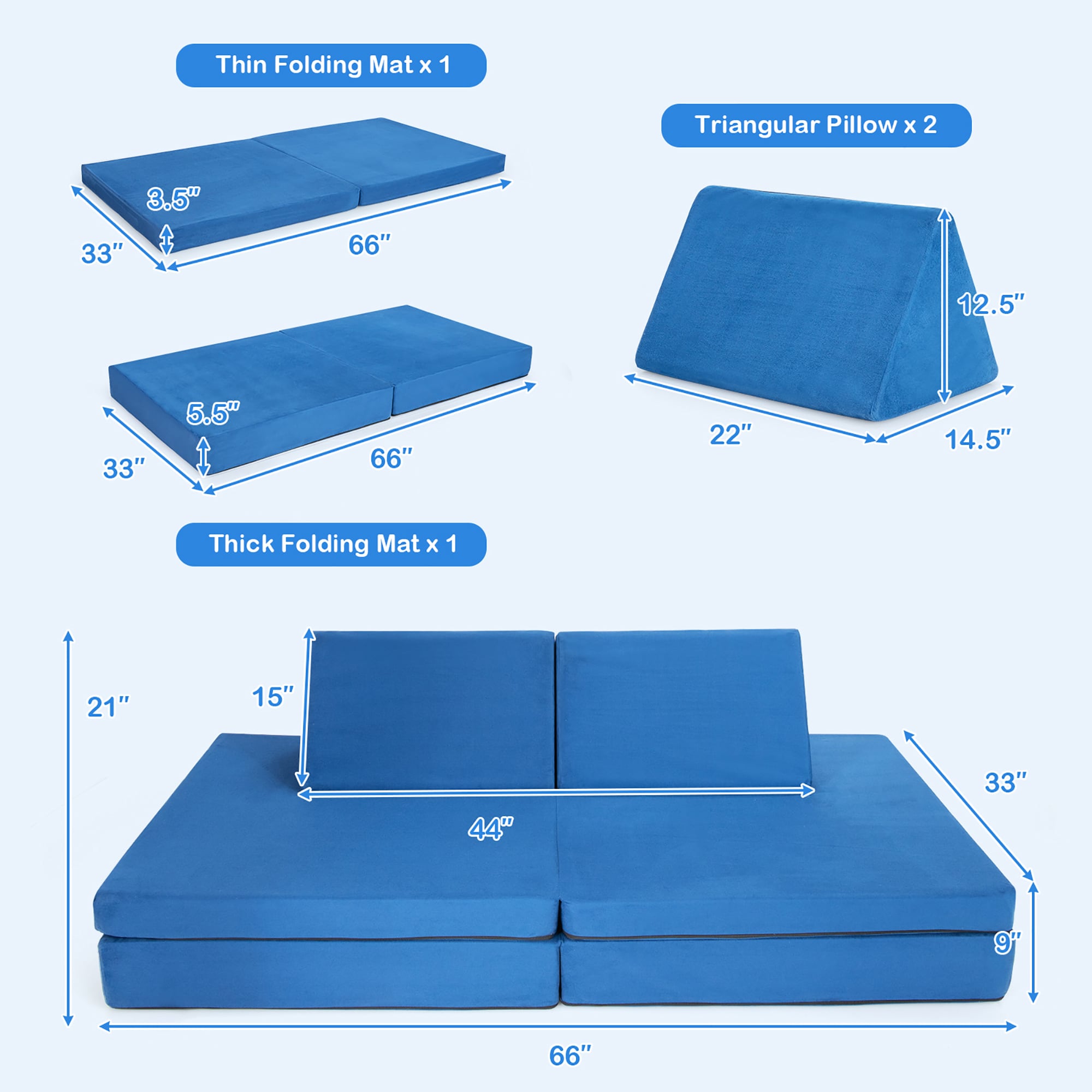 Costway SXL00175 Sofas-Loveseats - View #2