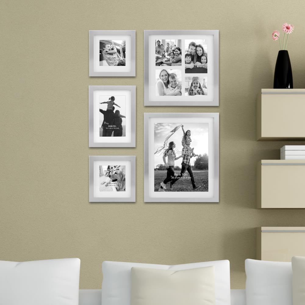 Stonebriar Silver Metal Picture Frame (5-in x 7-in) in the Picture ...