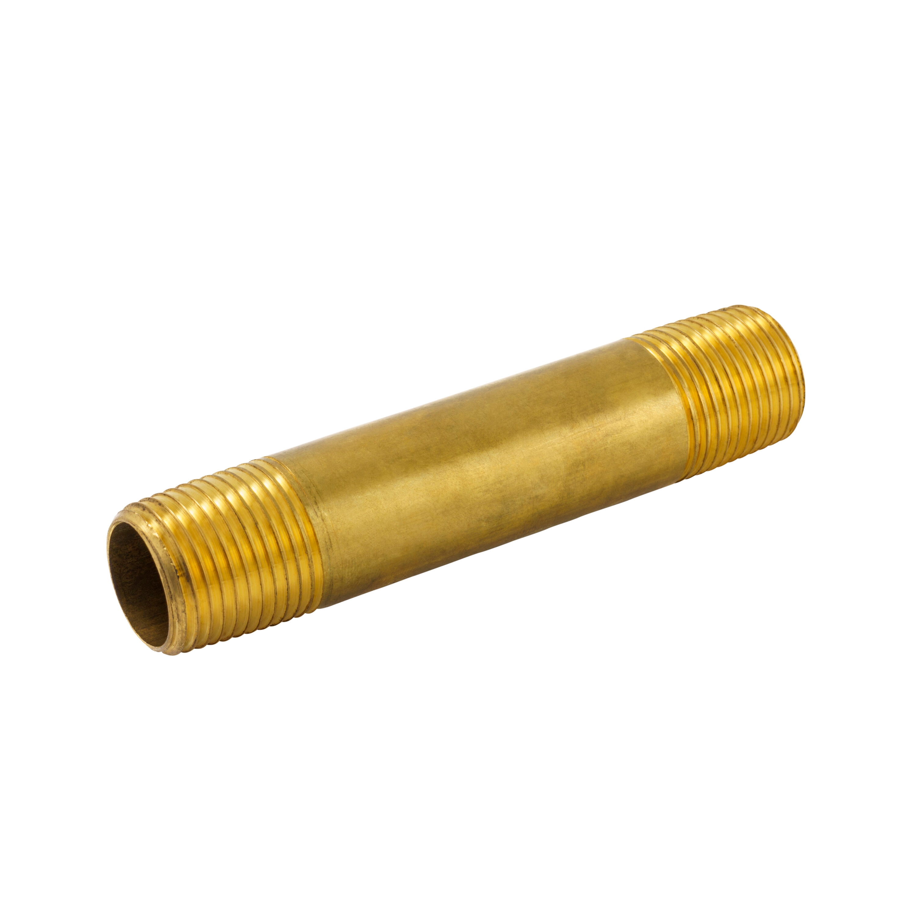 Brass hex nipple pipe fittings for chemicals, flammable gases, slurries