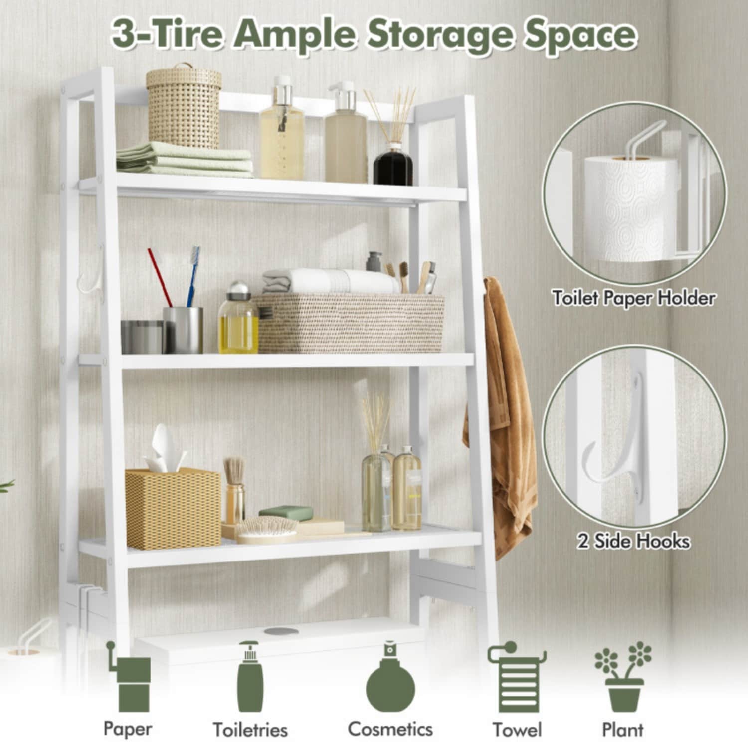Vanityfus VF-TSC7963WH etageres - View #5