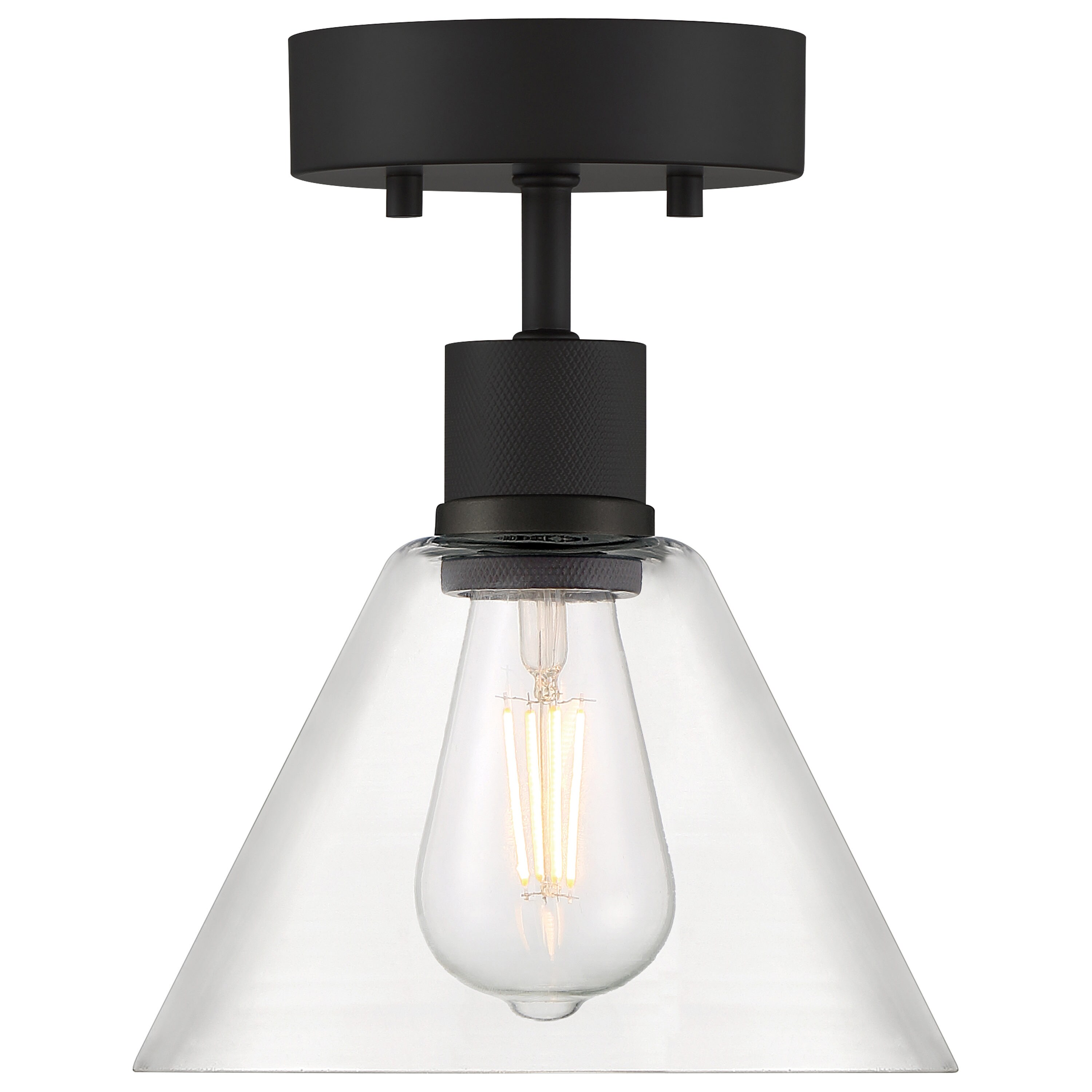 Access Lighting 63146LEDDLP-MBL/CLR flushmounts - View #2
