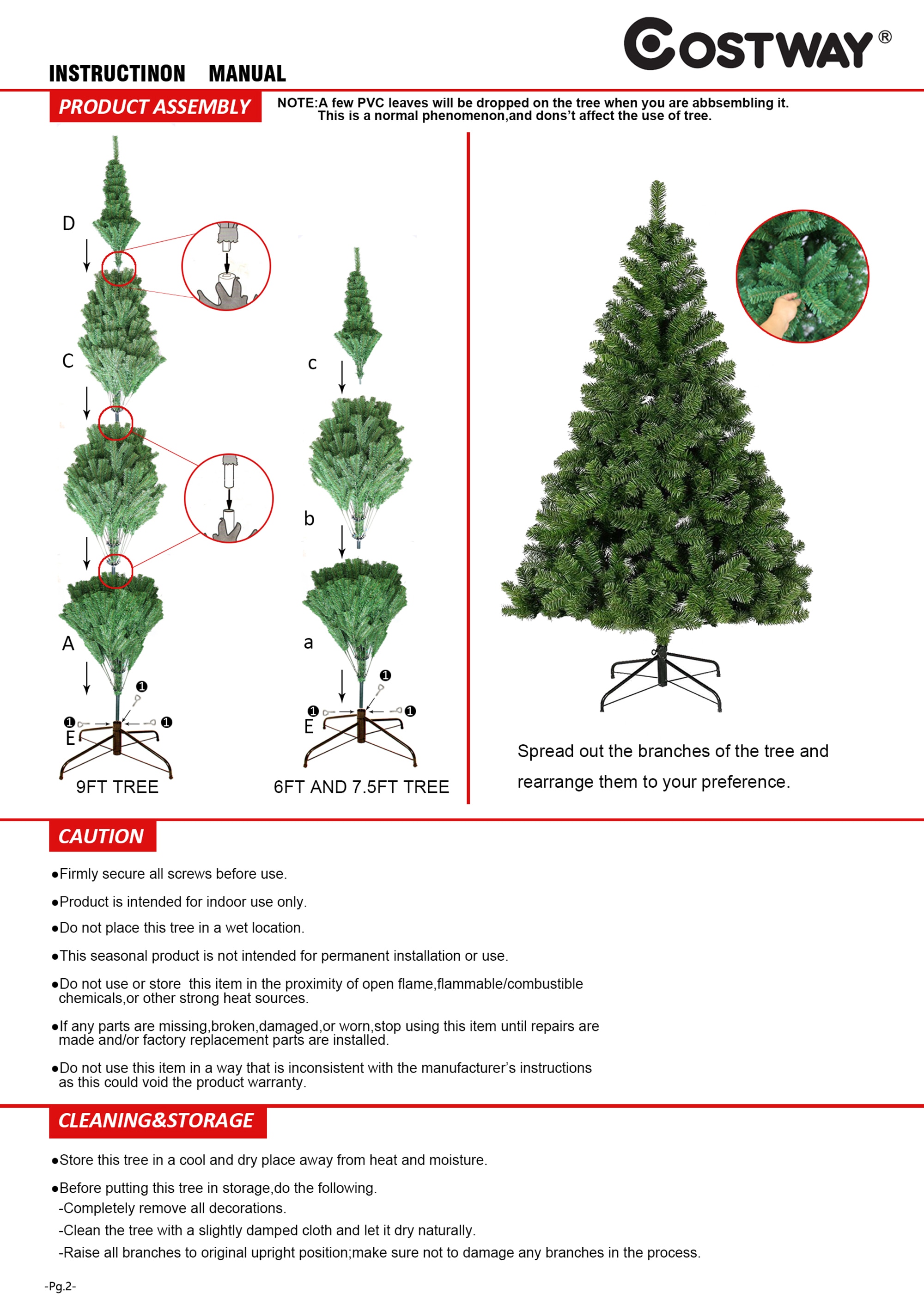 Forclover ALHY-21CM5 Artificial-Christmas-Trees - View #7