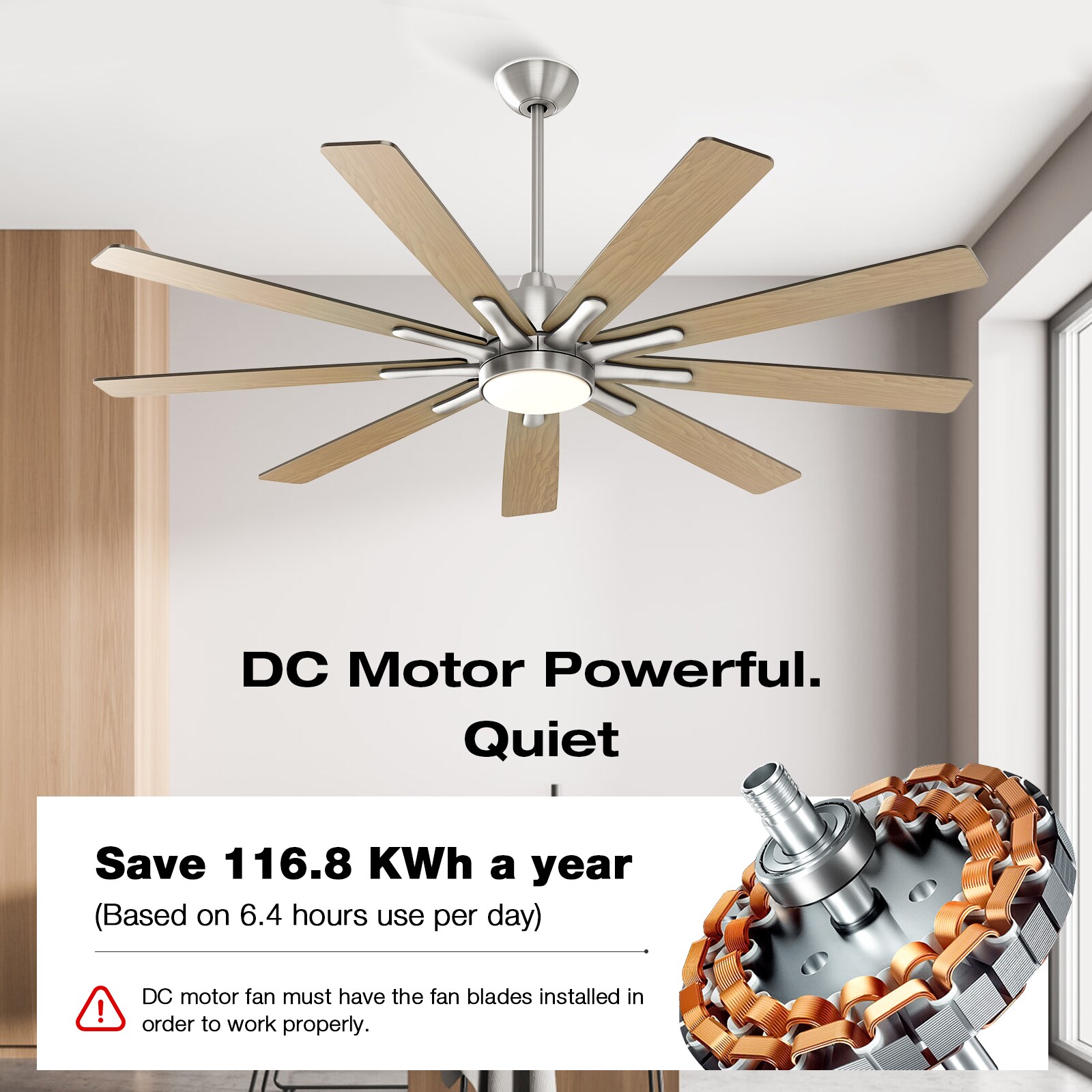 Warmiplanet WICF13-1 Ceiling-Fans - View #14