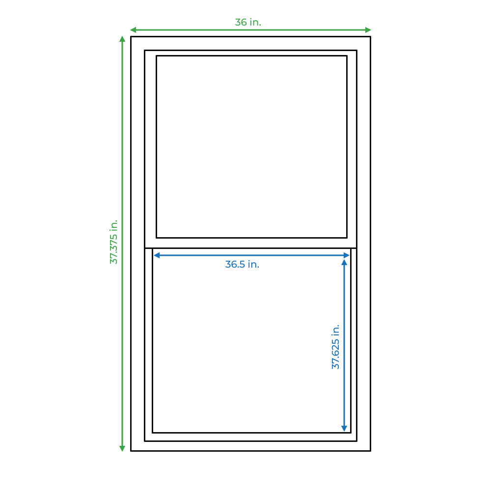 RELIABILT FASHW3637N-IMP Single-Hung-Windows - View #4