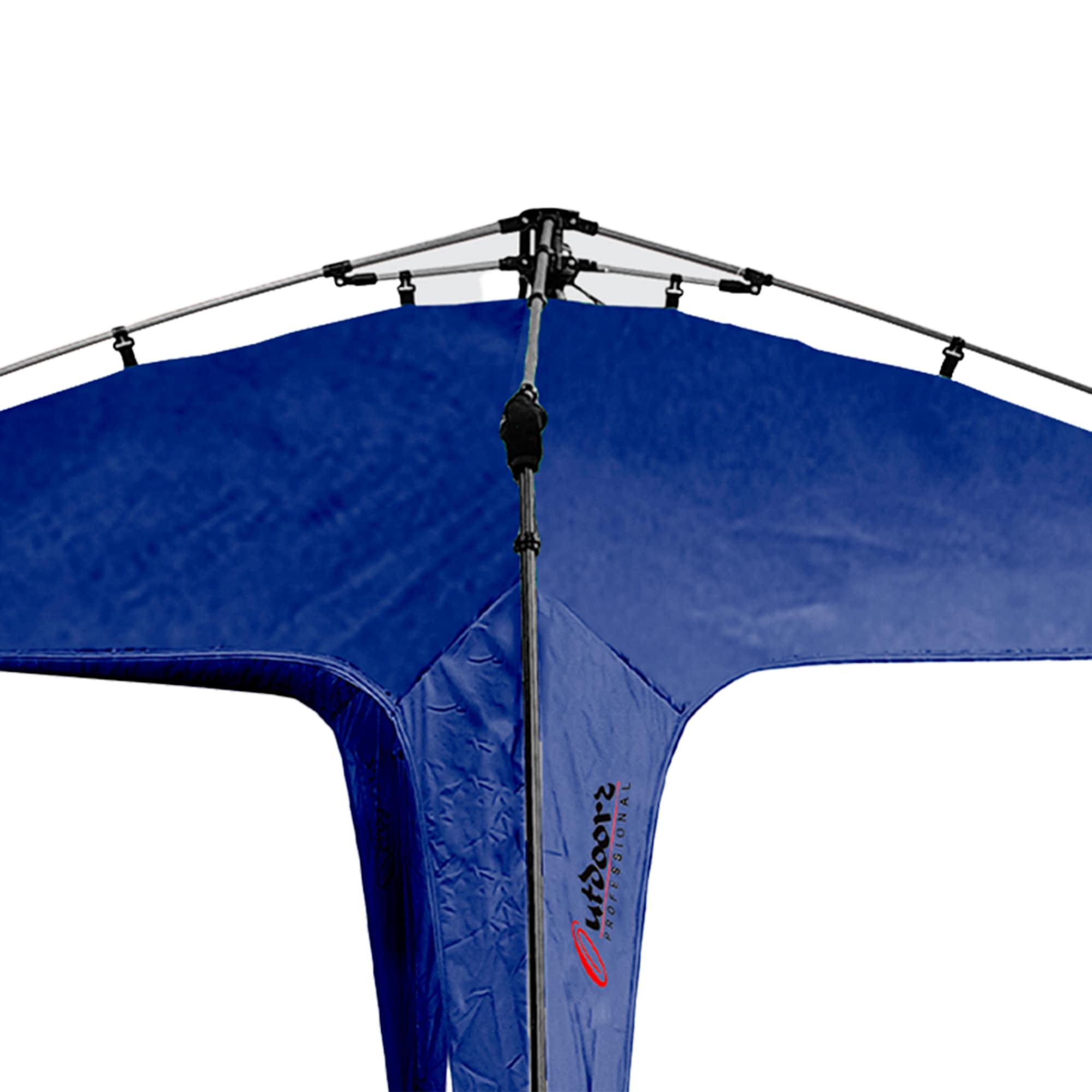 Blue Polyester Pop-Up Canopy Tent with Fiberglass Poles