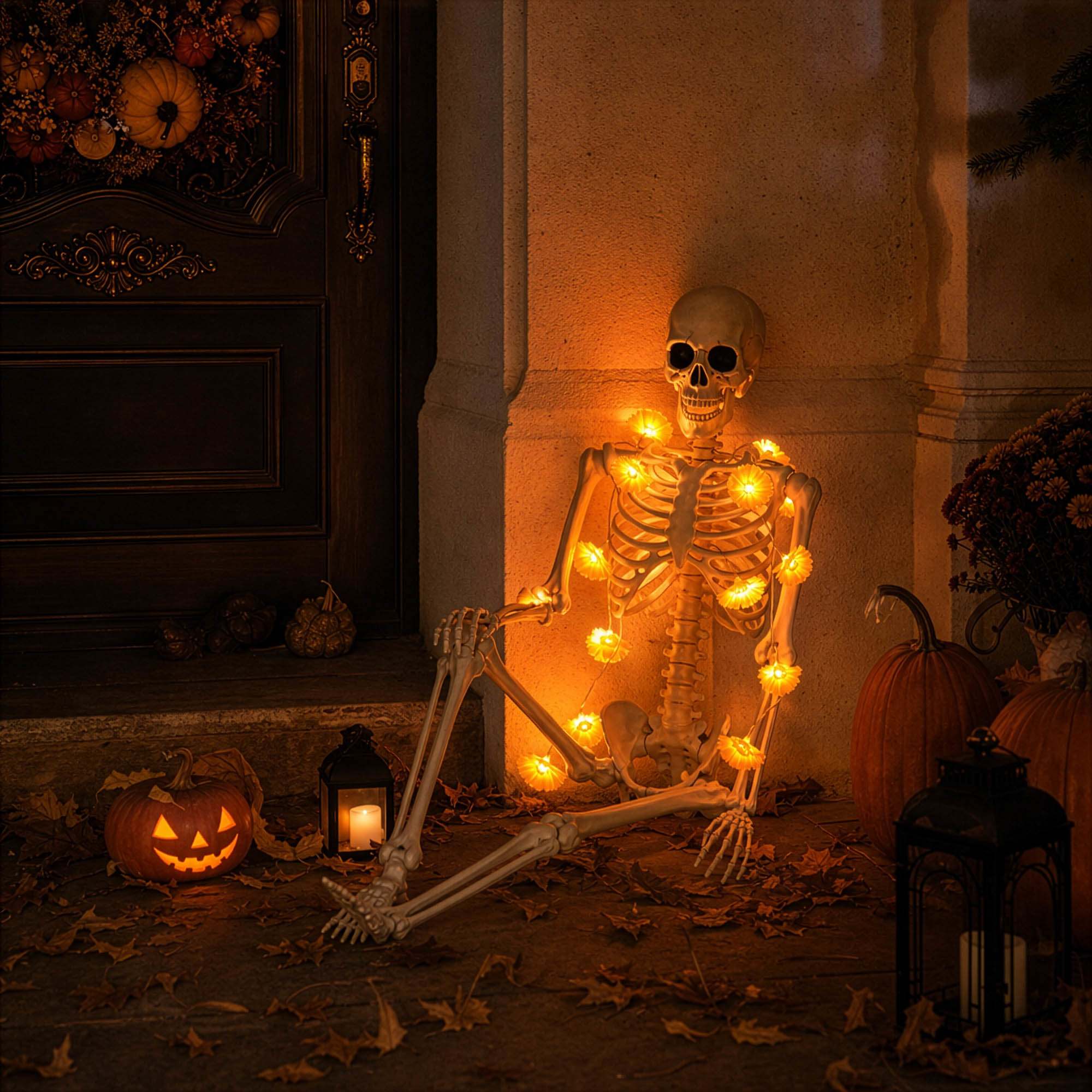 Yescom 60HAL067-WSJ2P-B-LO Halloween-String-Lights - View #4