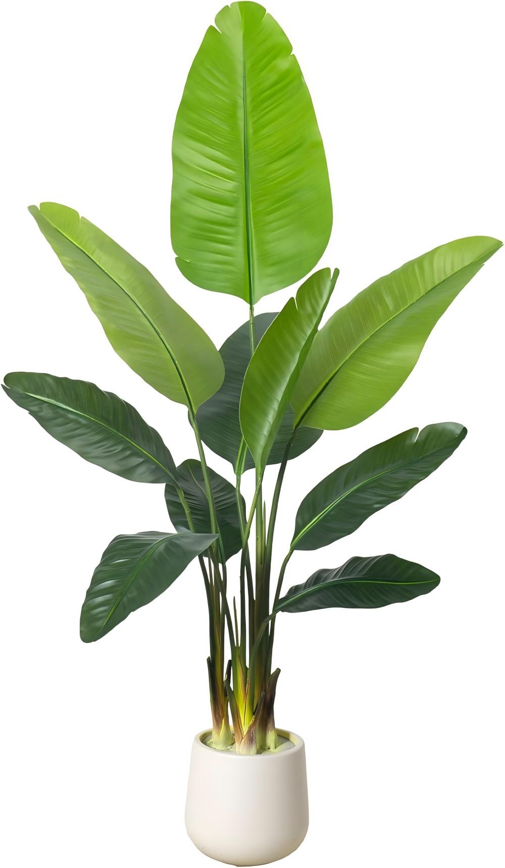 Aveyas BAPLAM160 5ft Artificial Bird of Paradise Plant Fake Tropical Palm Tree -1 Pack