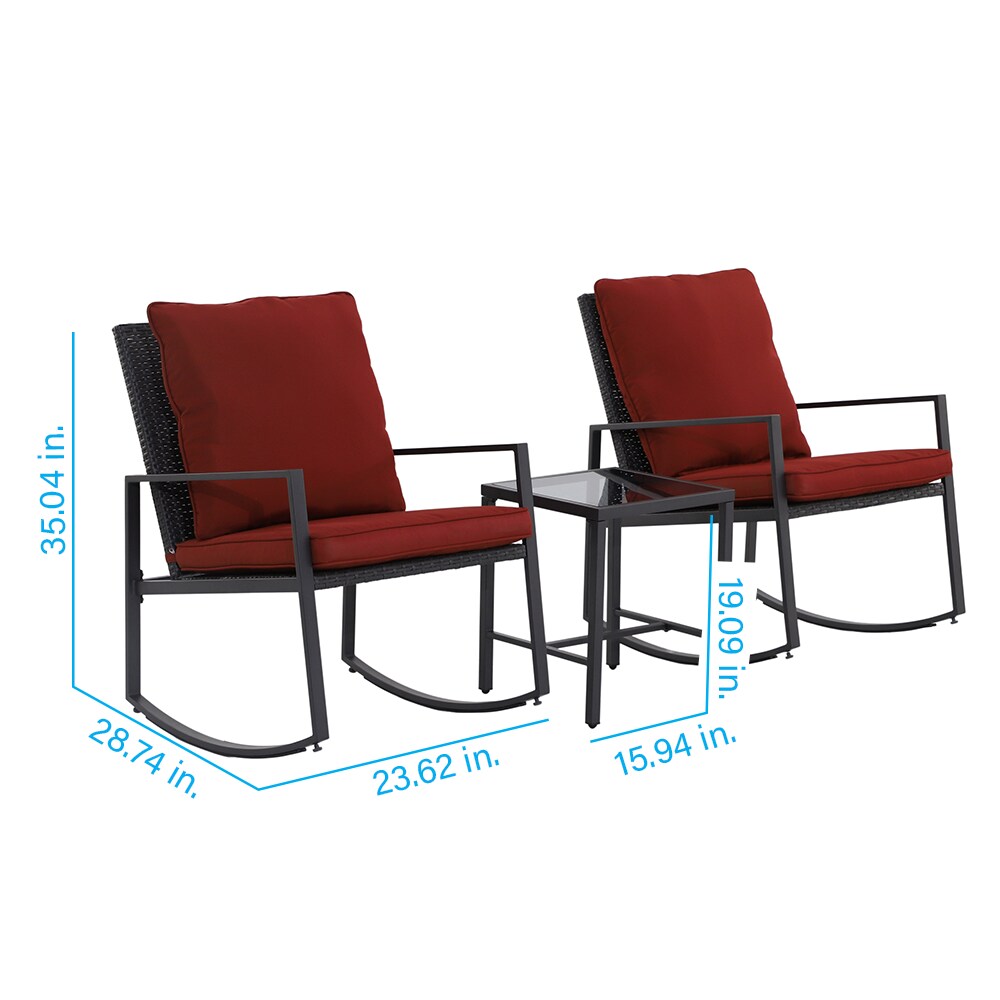 Style Selections FRS71107R-R Patio-Conversation-Sets - View #2
