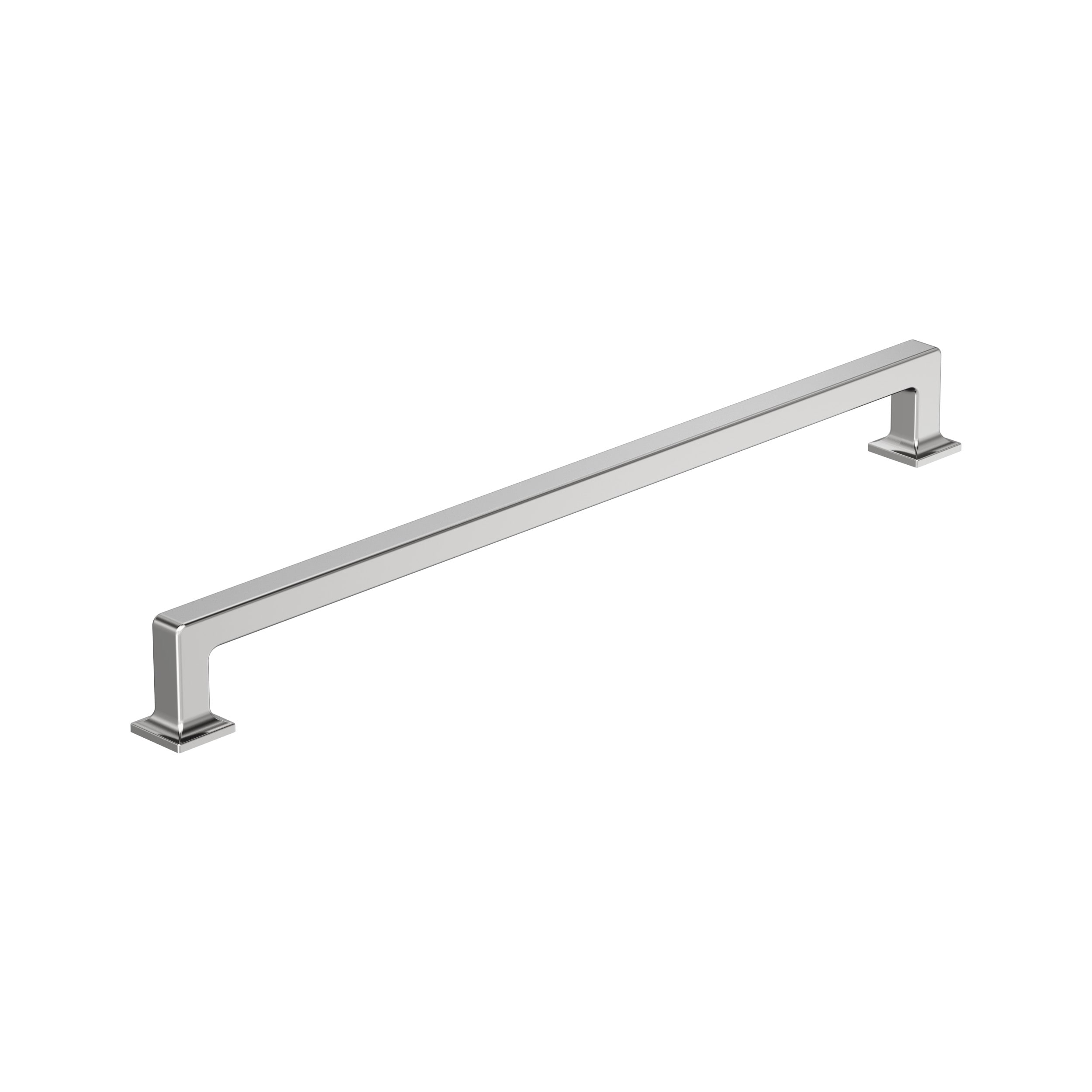 Amerock BP3744826 Lintel 12-5/8-in , 320mm Center to Center Polished Chrome Rectangular Bar