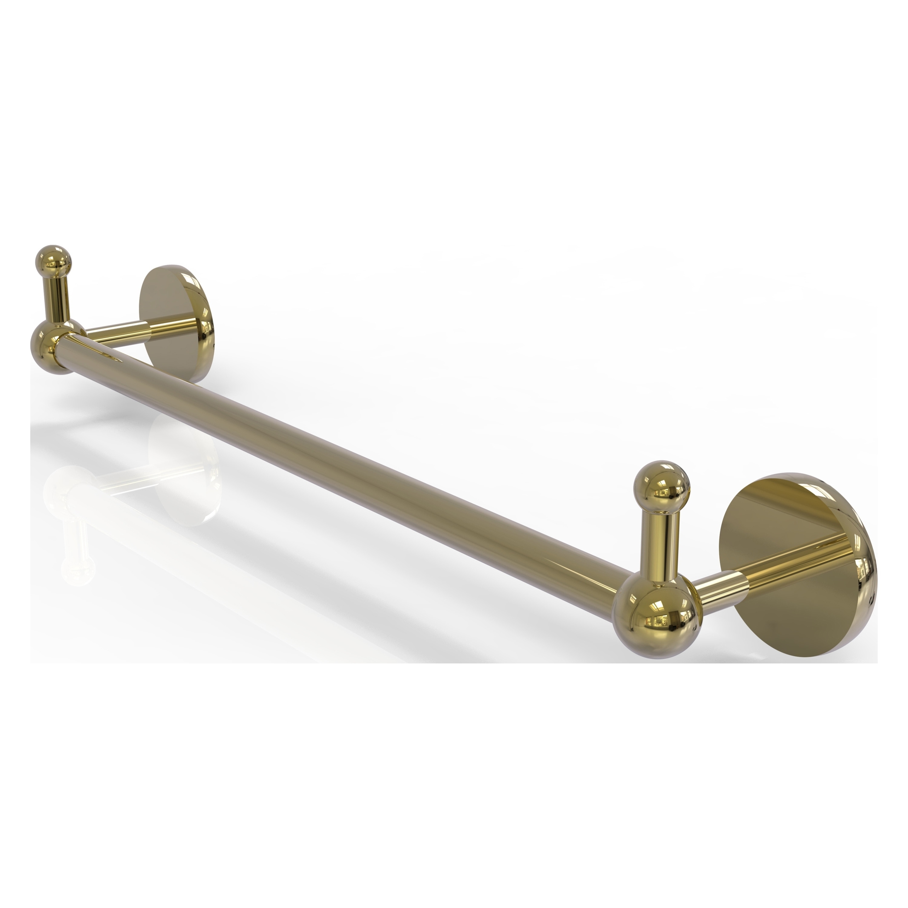 Allied Brass P1000-41-30-PEG-UNL Prestige Skyline 30-in Unlacquered Brass Wall mount Single Towel Bar