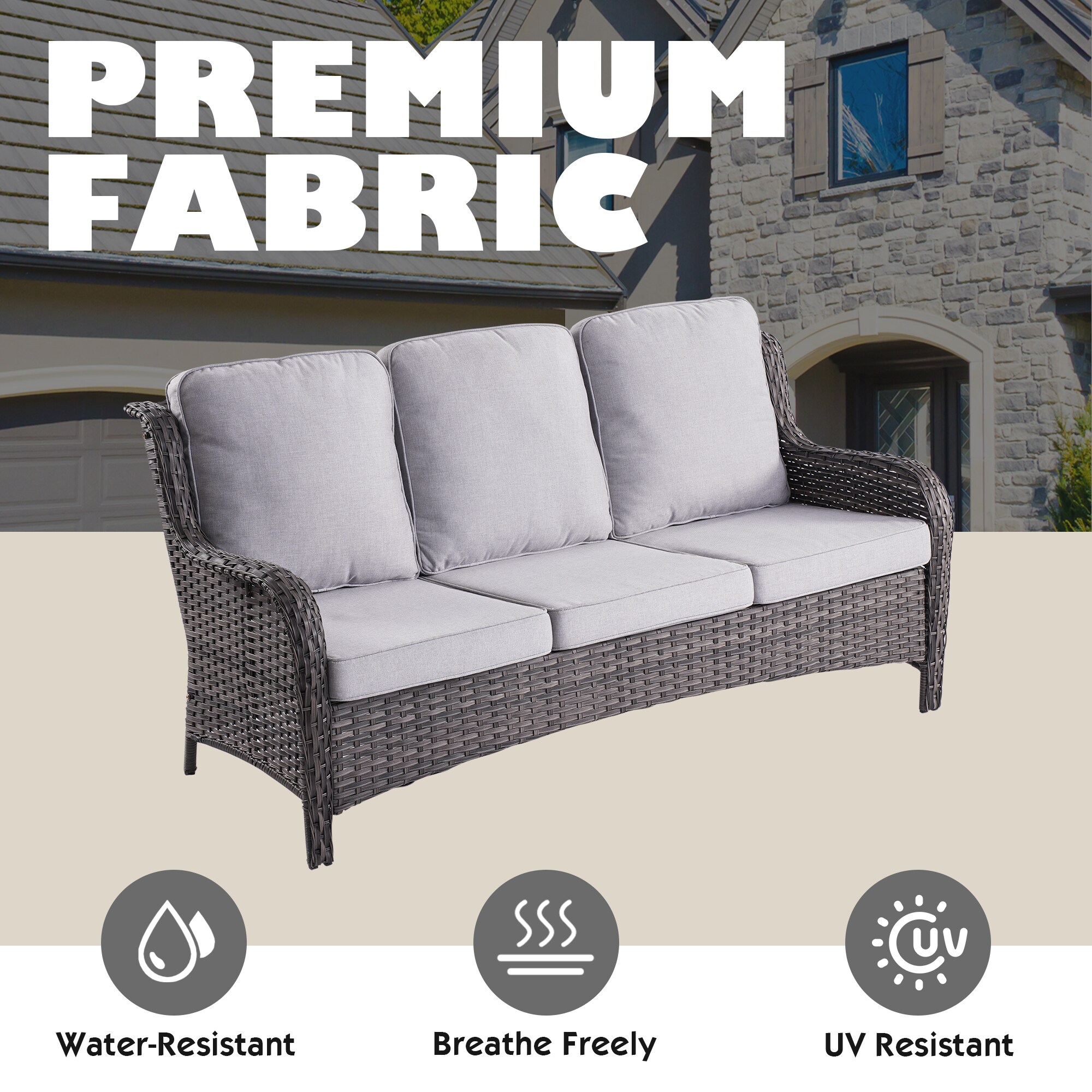 XIZZI XIGXCT4163-YMFP Patio-Conversation-Sets - View #10