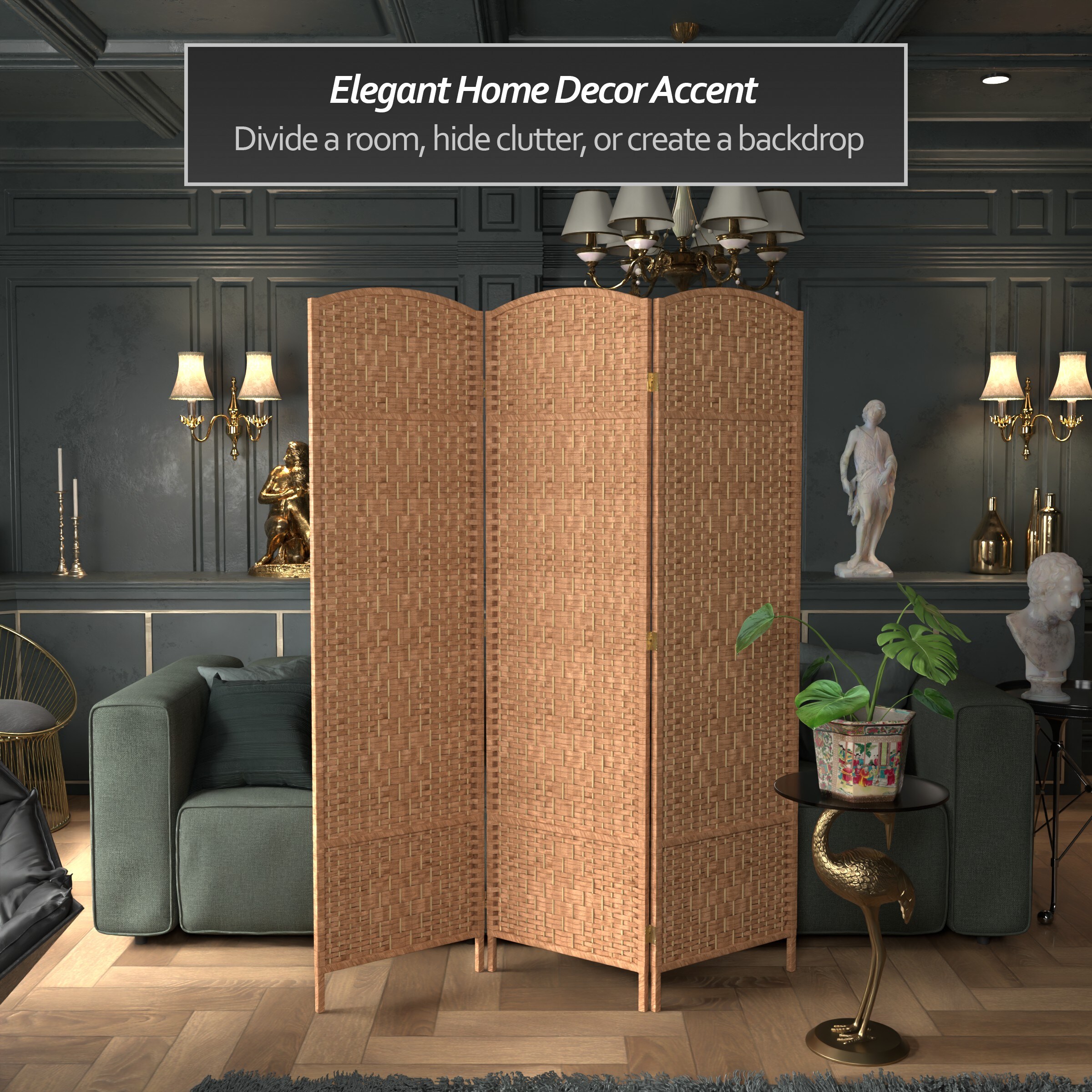 Red Lantern FB-OPDMND-3P-NAT Indoor-Privacy-Screens - View #2