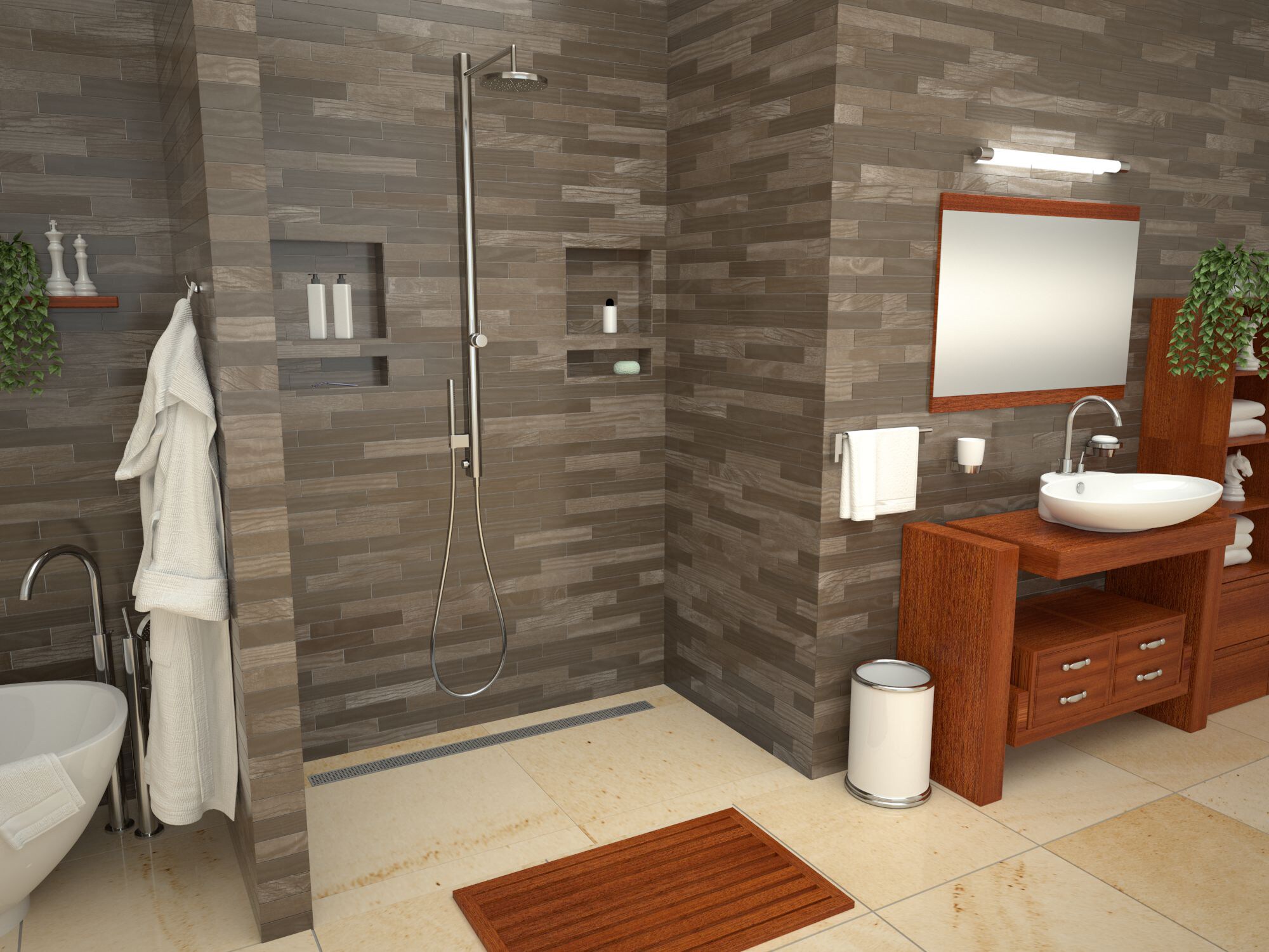 Tile Redi RT3660CBFB-PVC-SQPC Shower-Floors - View #8