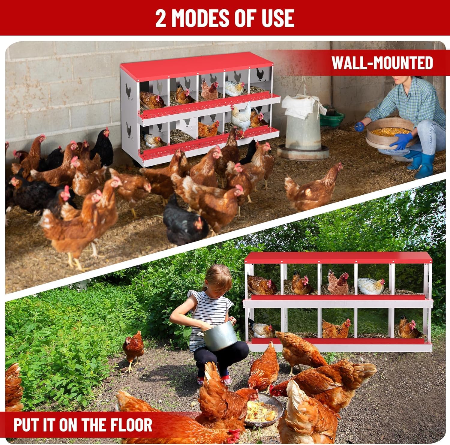 Qeetex WLS-PHO-348SEVXW Chicken-Coops-Rabbit-Hutches - View #9