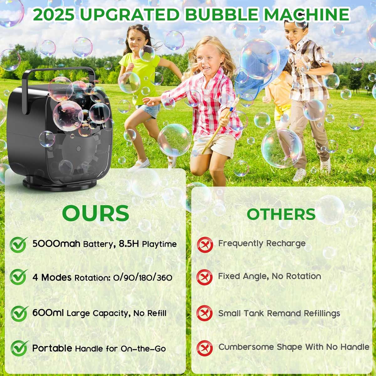 Aoibox LABBM2937 Fog-Bubble-Machines - View #2
