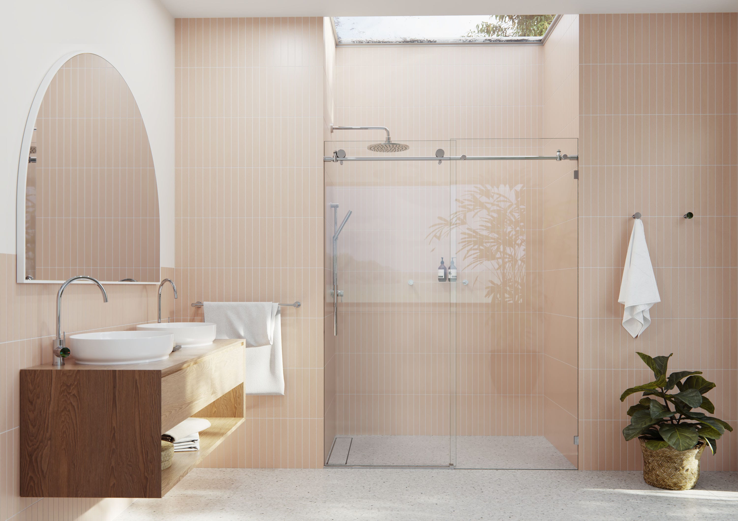 Glass Warehouse GW-SLD-60-CH Shower-Doors - View #2