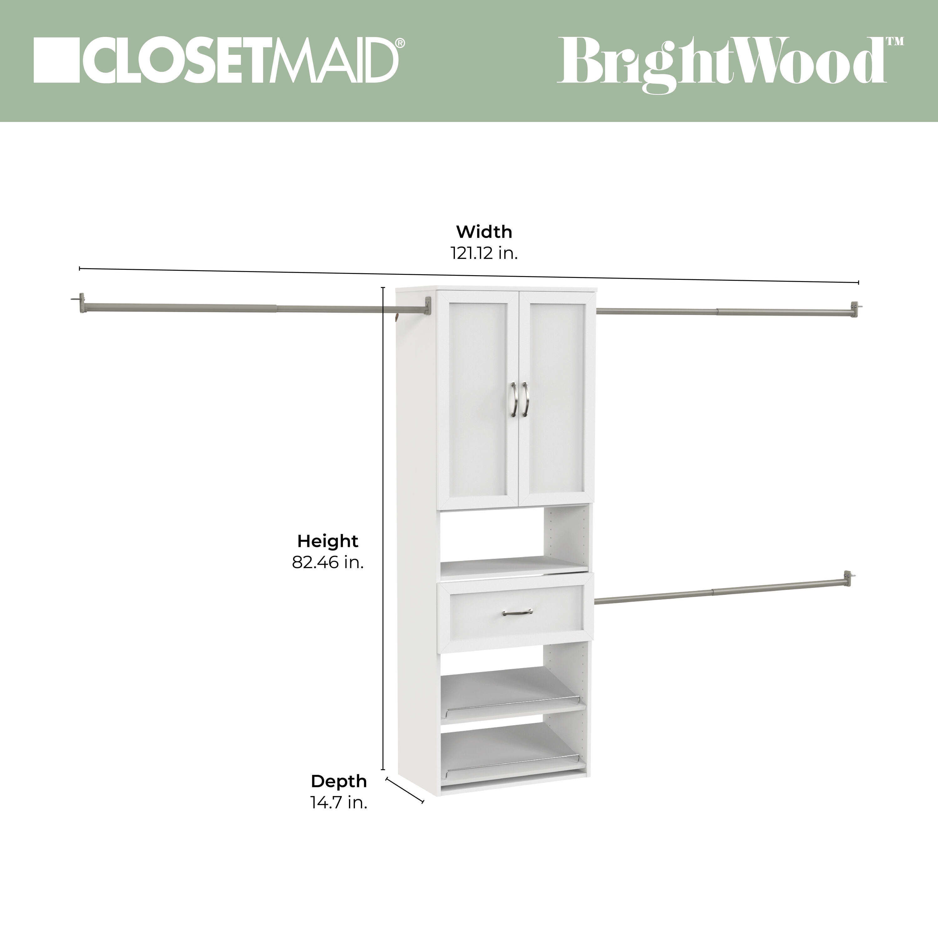 ClosetMaid 10000-07297 Wood-Closet-Kits - View #6