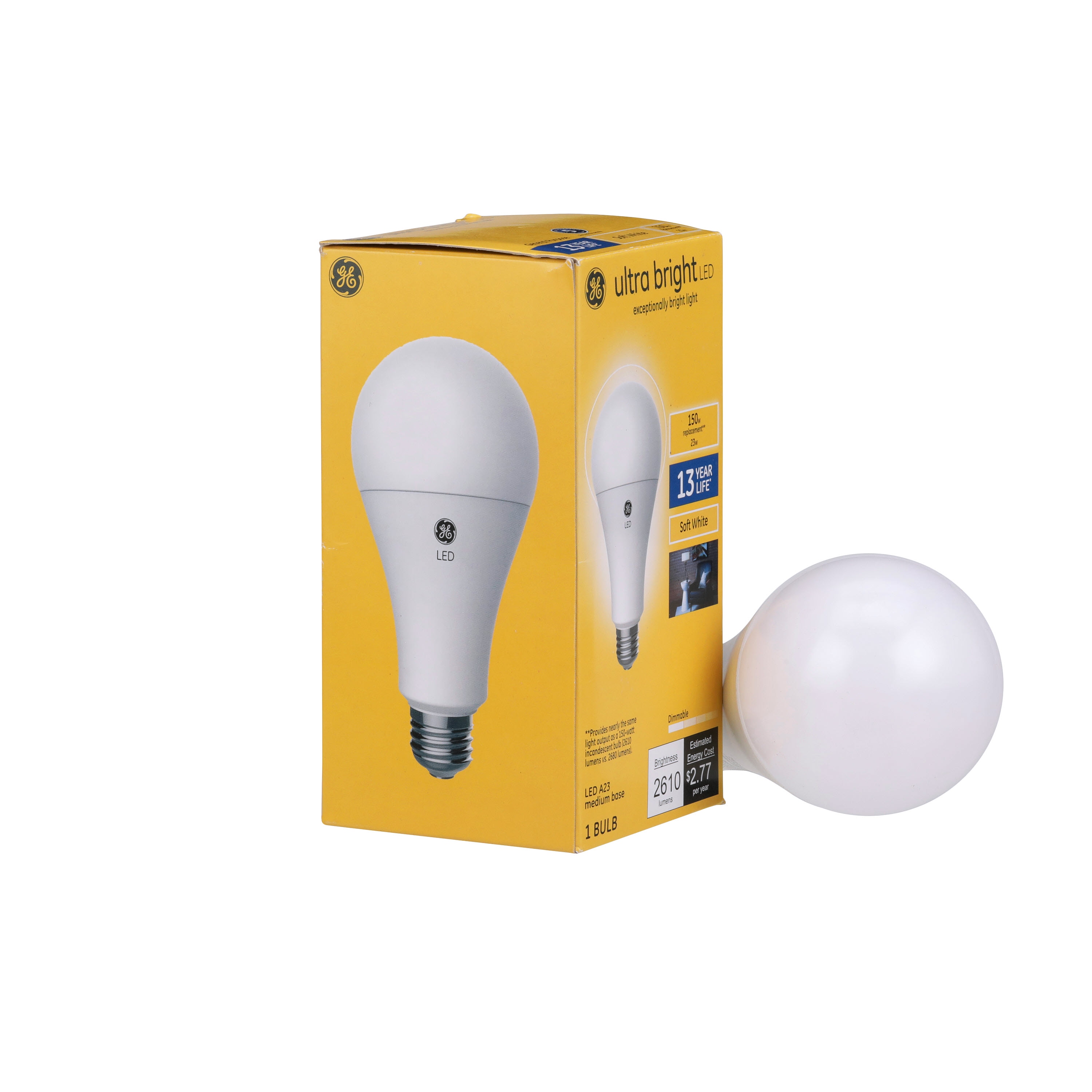 general electric 2pk 150w bt30 ultra bright led daylight