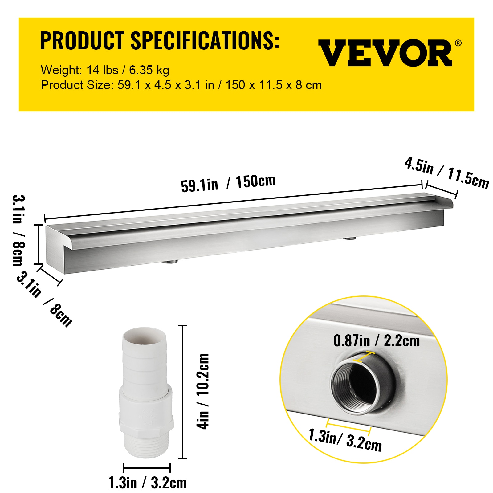 VEVOR PQSBJPJSW1500PQJSV0 Pool-Fountains - View #8