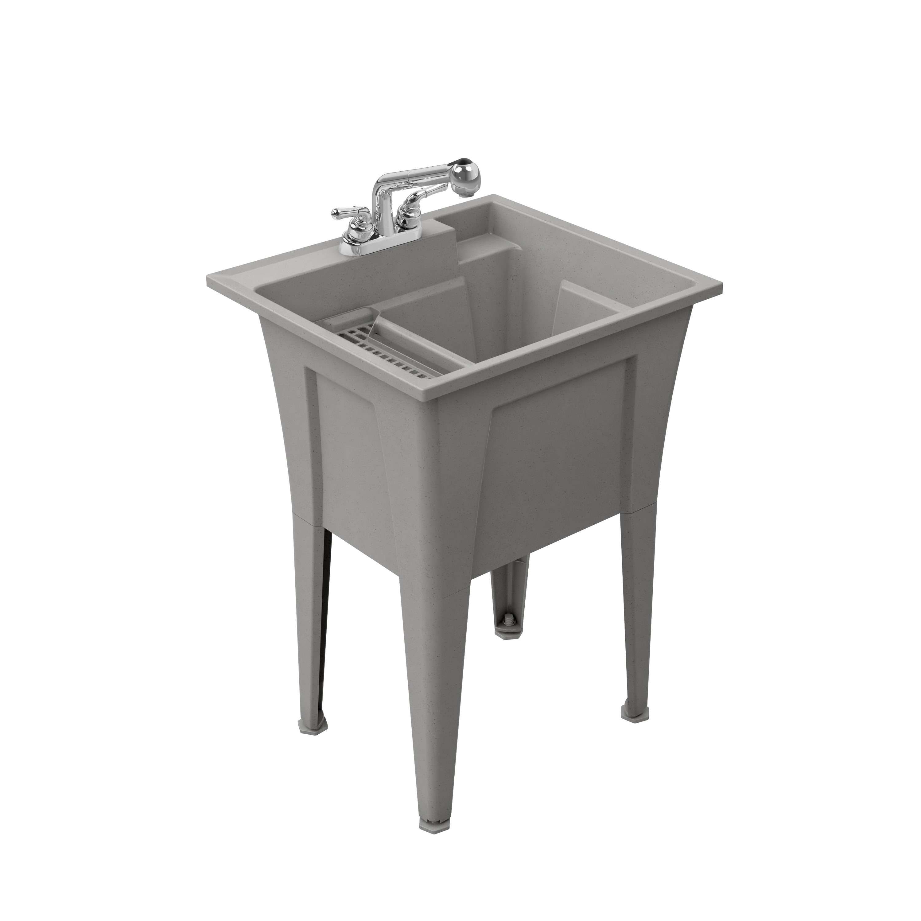 Regency 21 x 18 Stainless Steel Drop-In Hand Sink with Ice Bin
