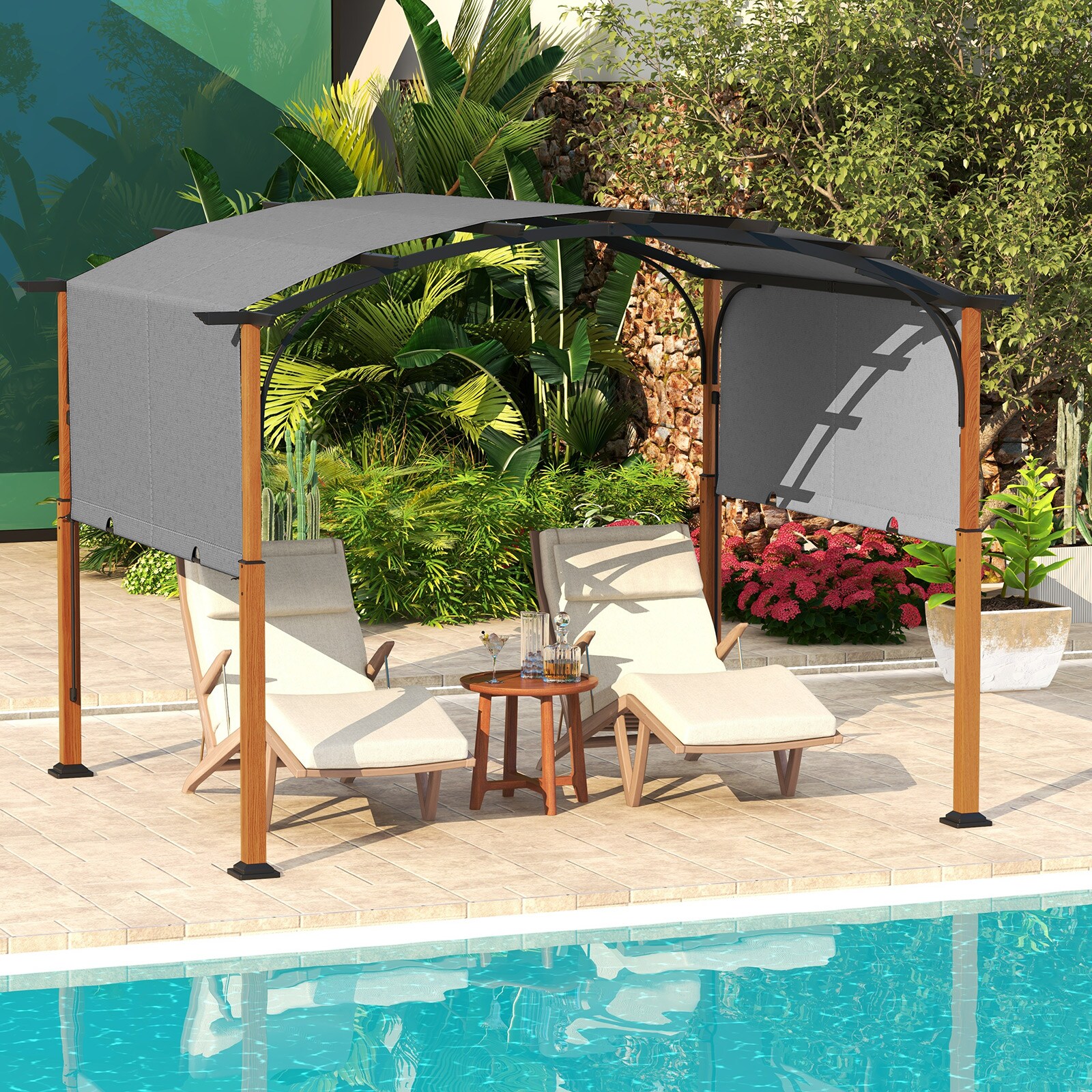 Slickblue D-CO-RG95811PN Pergolas-2 - View #2