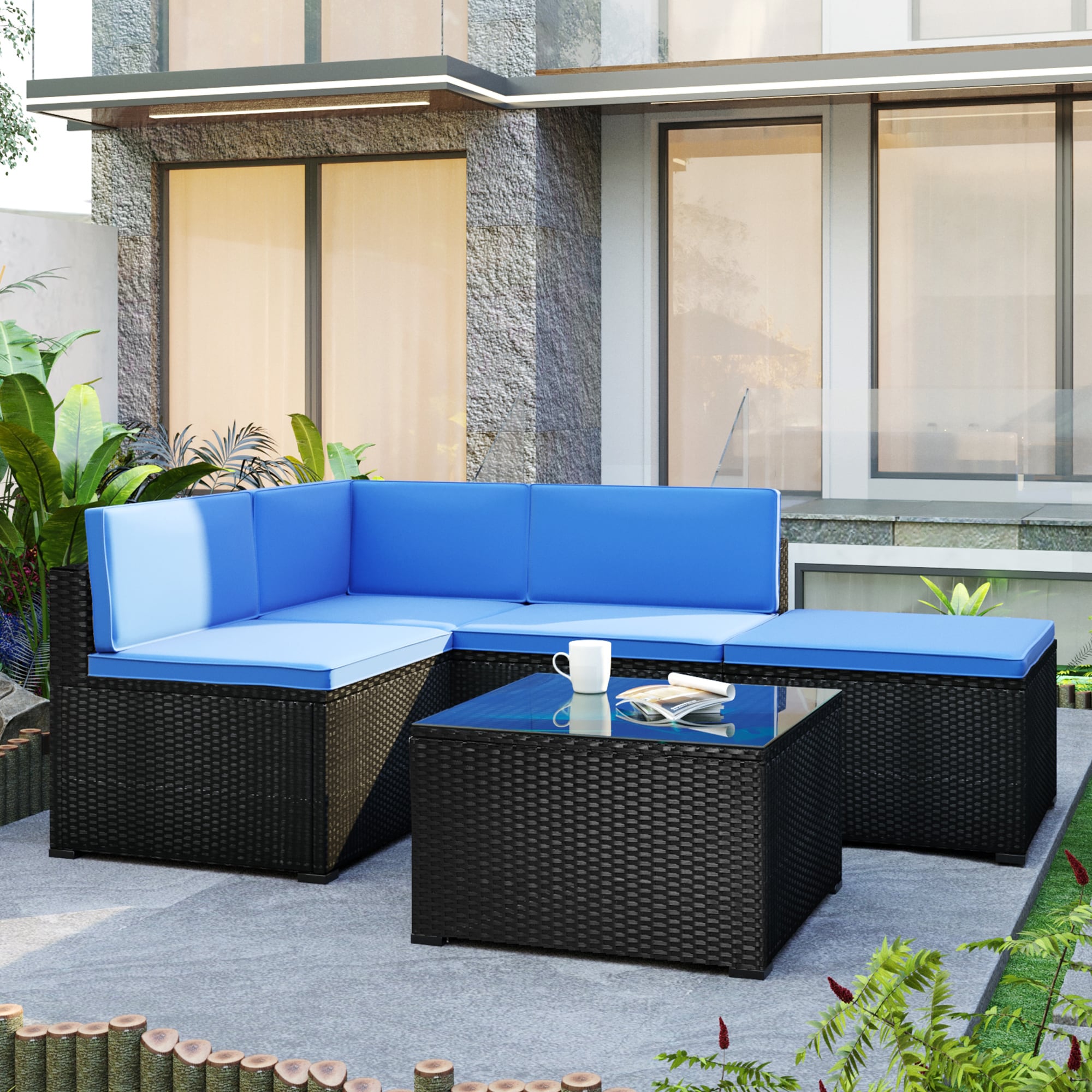 Forclover N7FW-205BU Patio-Conversation-Sets - View #10