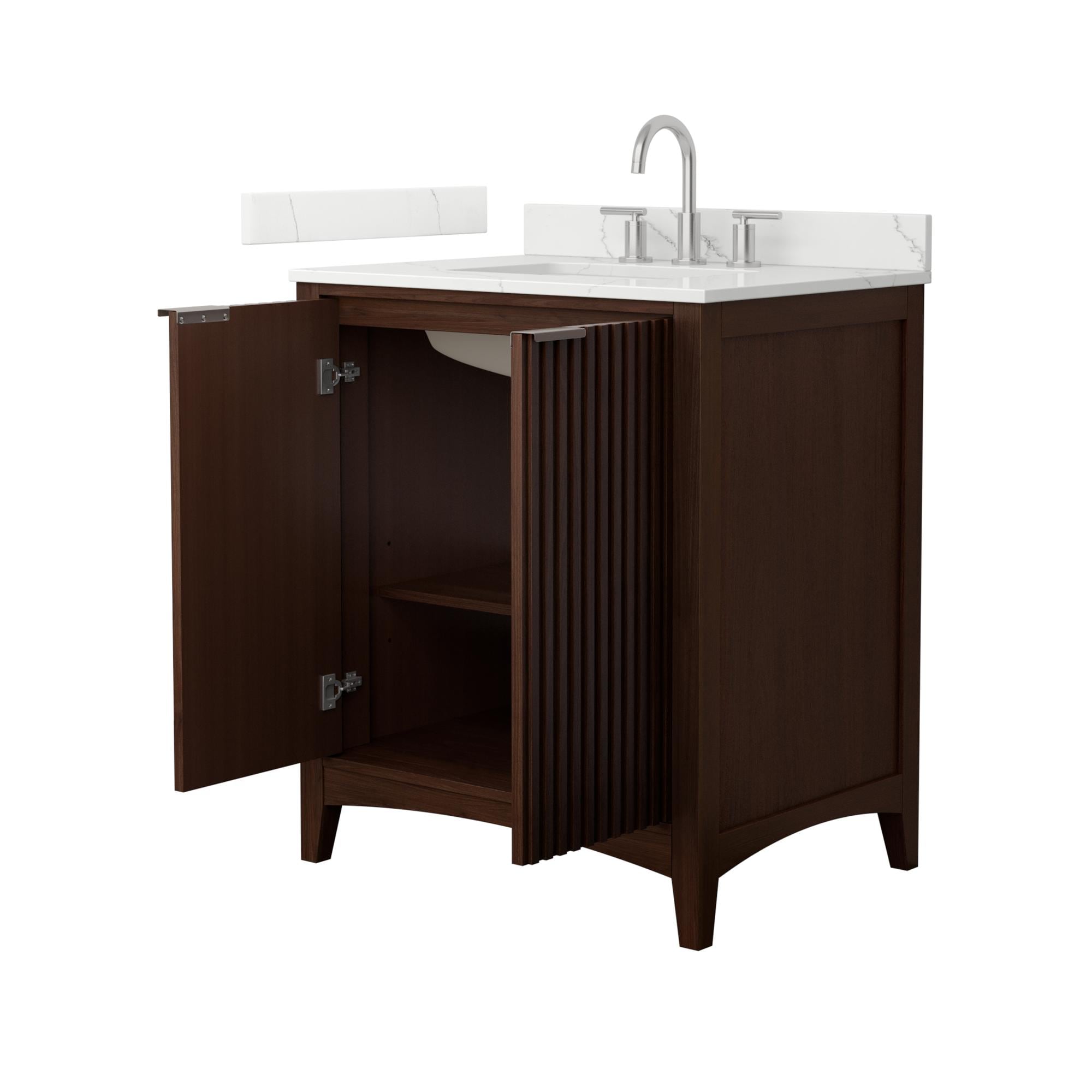 Wyndham Collection WCF919130SDWGTUS3MXX Bath-Vanity-Combo - View #3