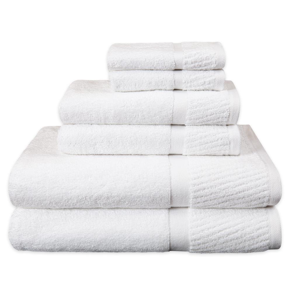 Heirloom Manor Estella Zero Twist Set of 4 Bath Towels in Sonoma Blue, Size: 4 Pack