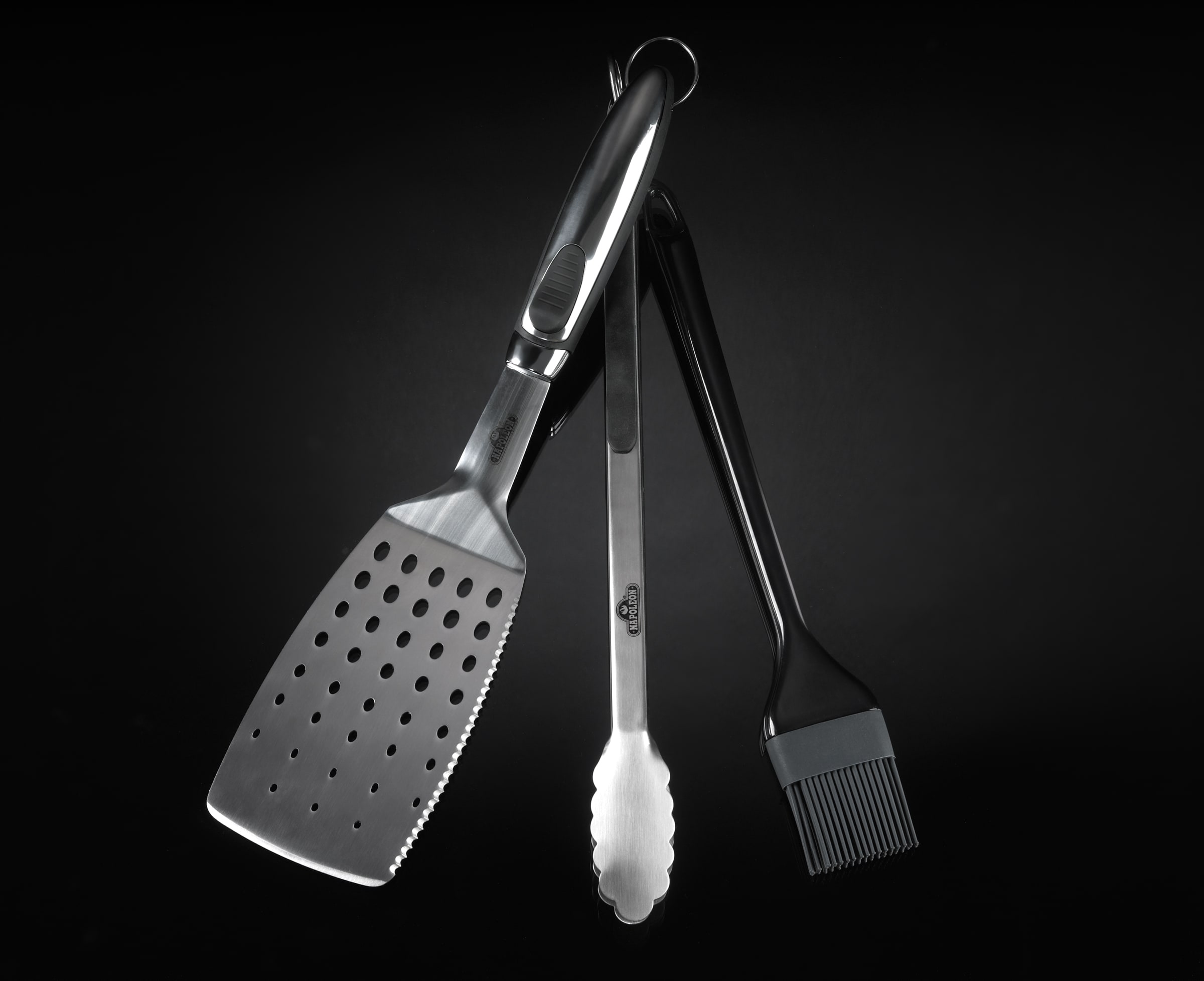 Dyna-Glo 2pc Stainless Steel Spatula and Tongs Set