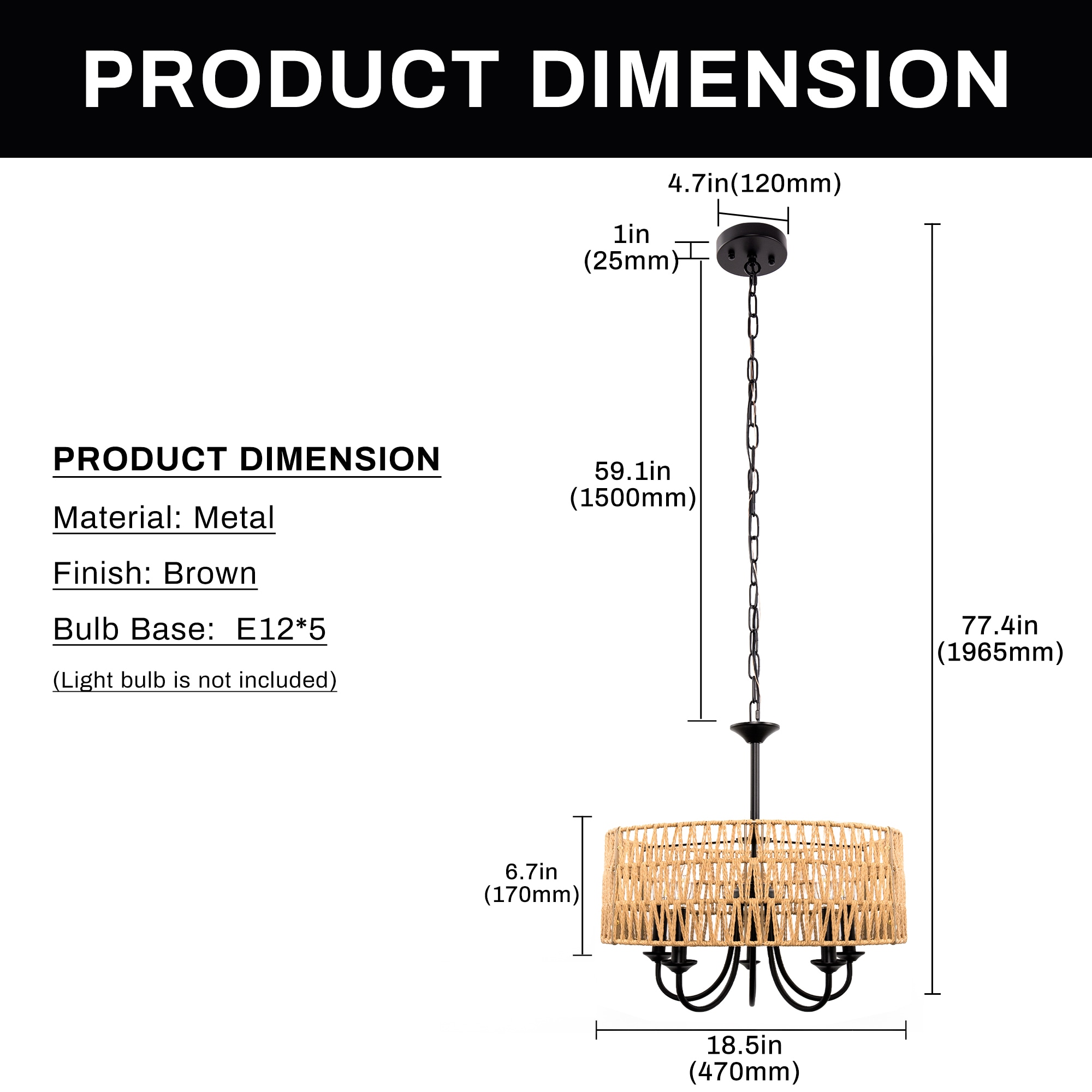 YANSUN LA-OG-ZX16001EBL-11 Pendant-Lights - View #4