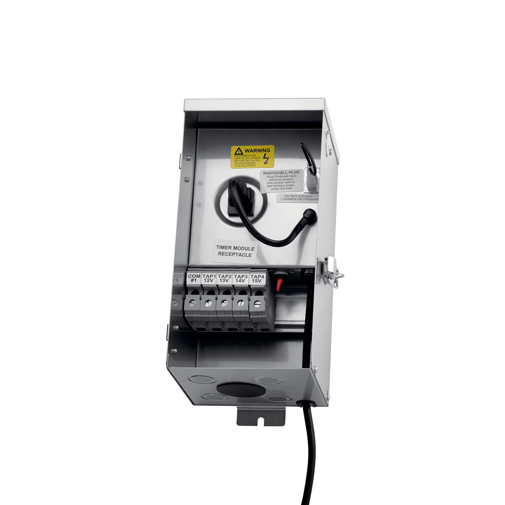 Kichler 15CS150SS 150 -Watt 12 -Volt Multi-Tap Transformer Landscape Lighting Transformer