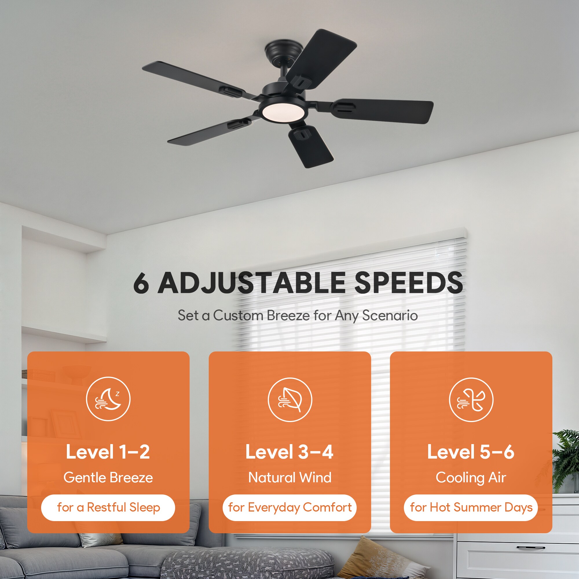 CO-Z CFN-2PMD-BK Ceiling-Fans - View #4