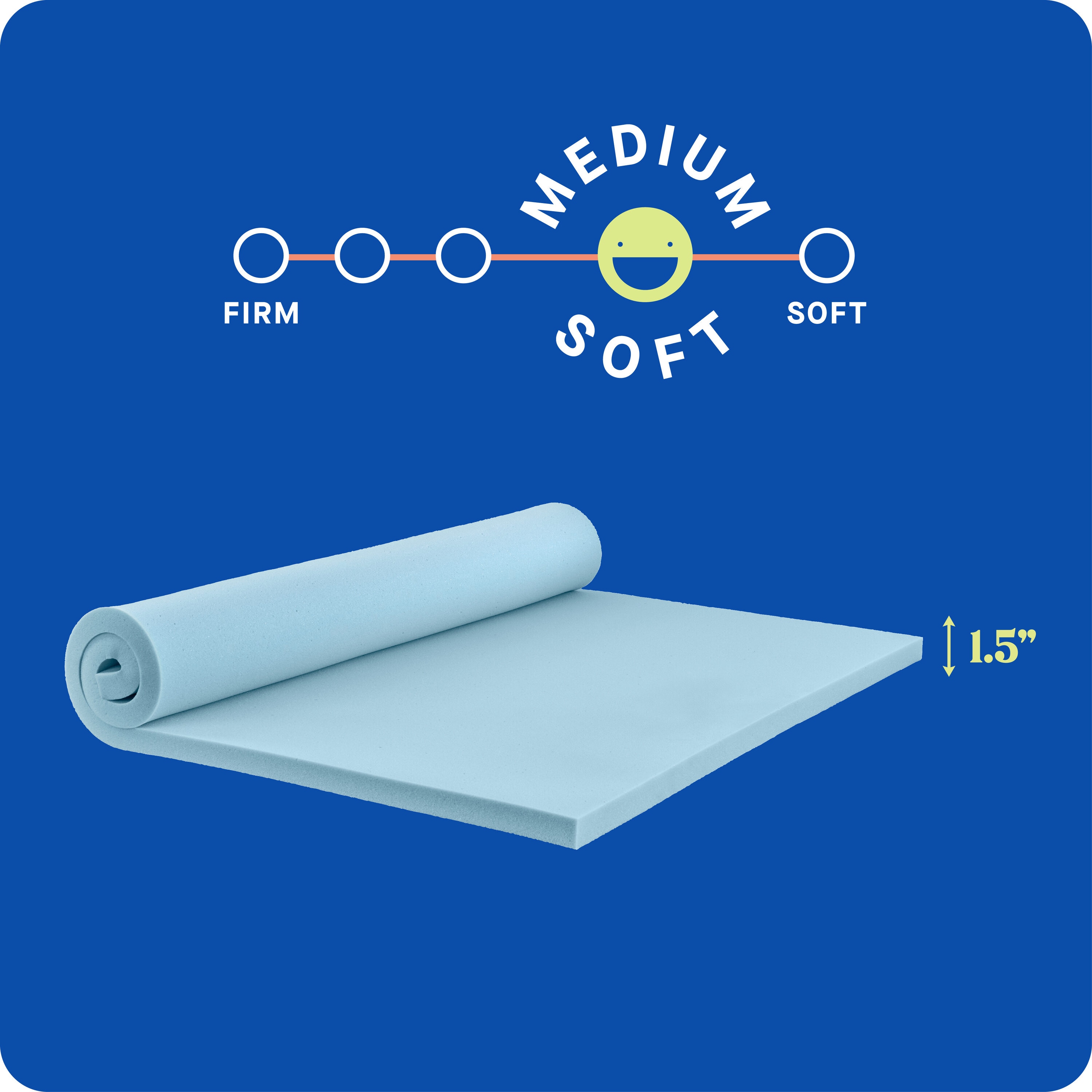 Sealy Dreamlife 1.5" Twin Gel Memory Foam Mattress Topper