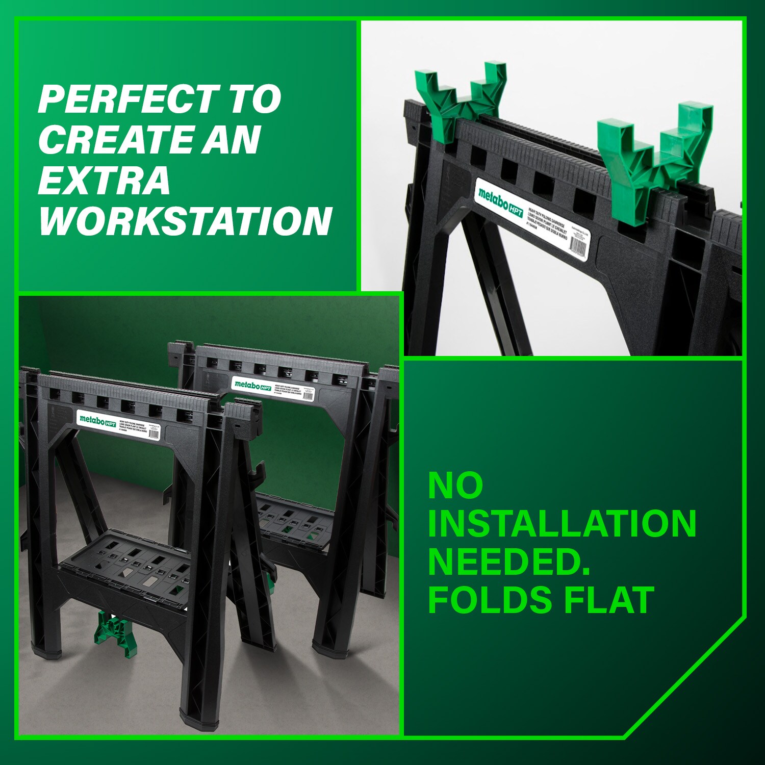 Metabo HPT 115445 Saw-Horses - View #3