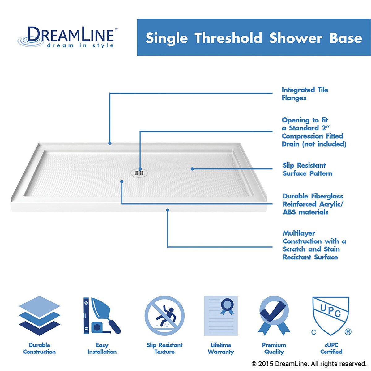 DreamLine DL-6447C-01CL Alcove-Shower-Kit - View #5