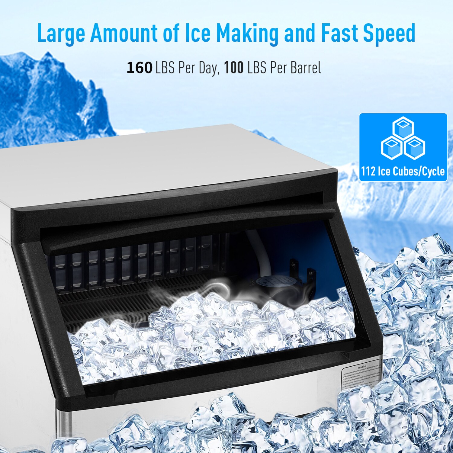 Der Rose LMXPHO-0ZHL-090512TA Commercial-Ice-Makers - View #2