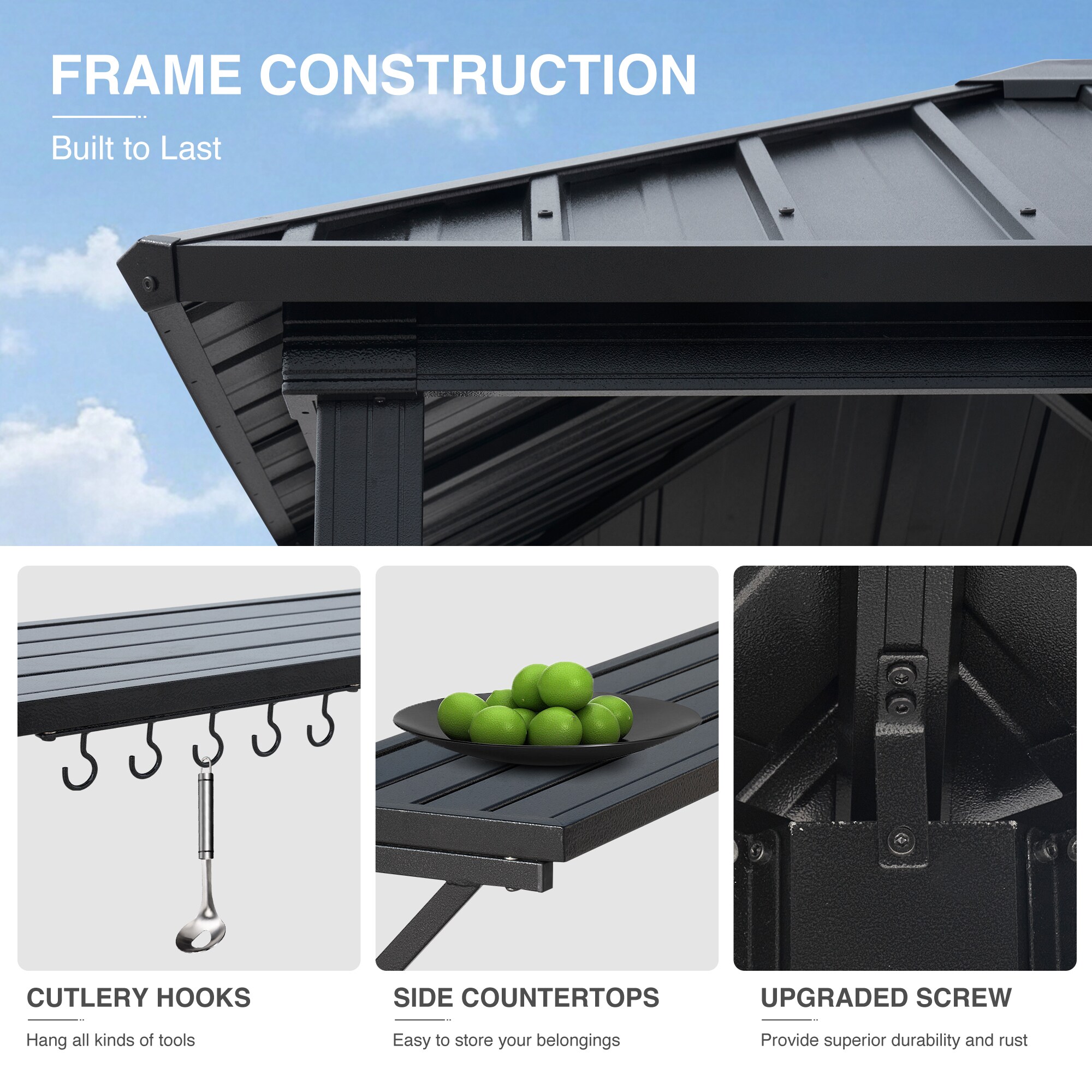Bybafun YE3500010 Wood-Resin-Gazebos - View #7