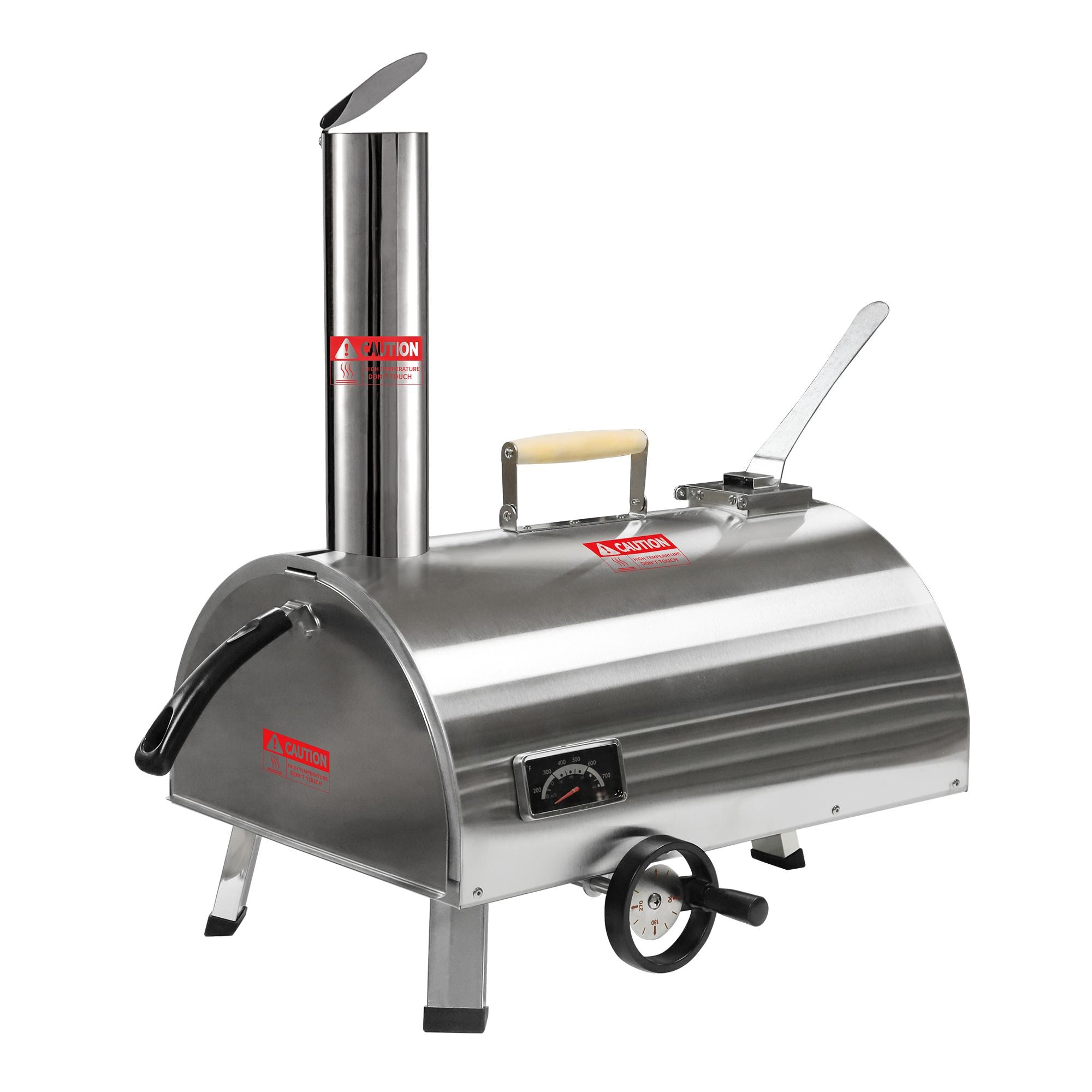 Bayfeve Semi-Automatic Rotatable Outdoor Portable Pizza Oven Grills