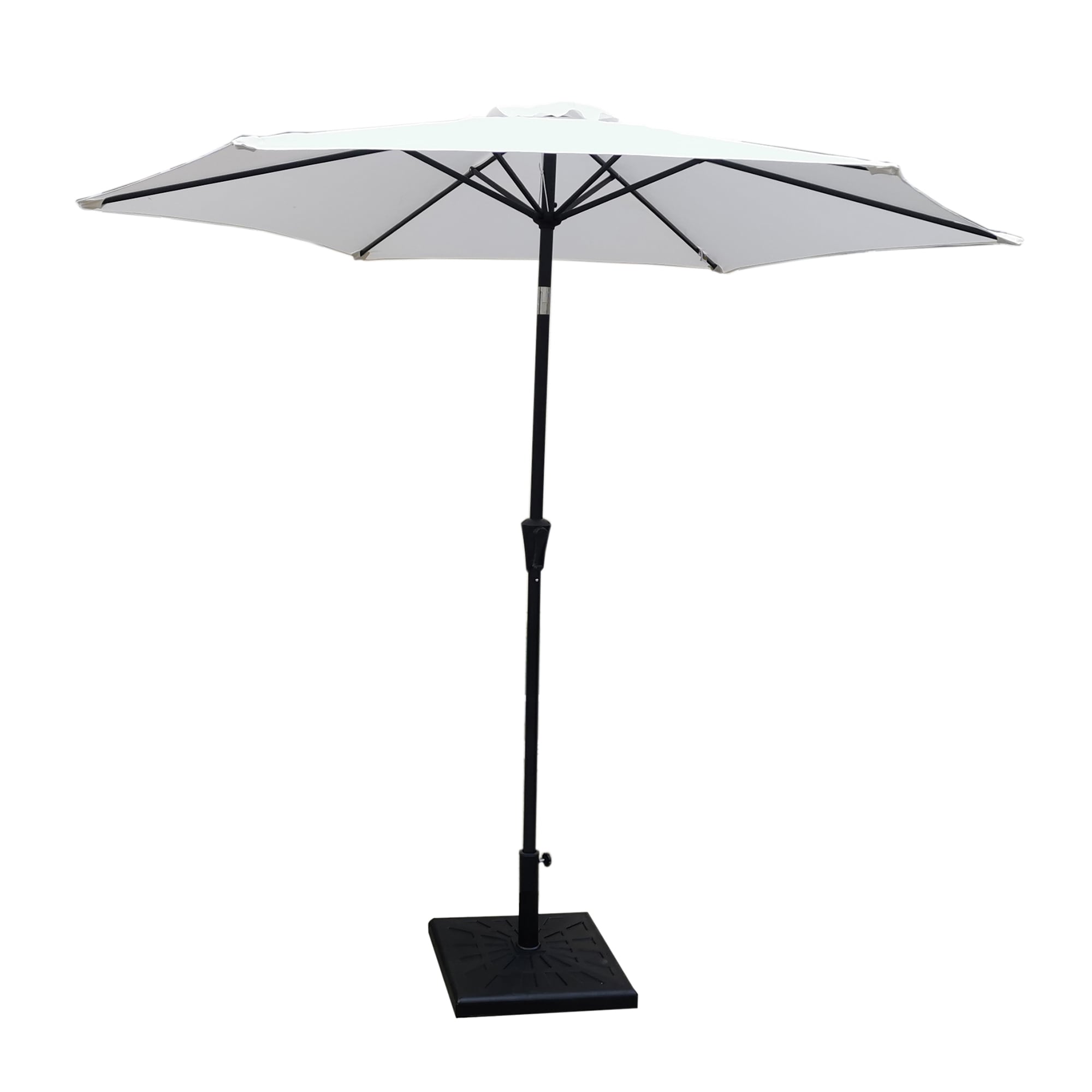 CESICIA PB-AM-08 8.8-ft Aluminum Cream Crank Market Patio Umbrella