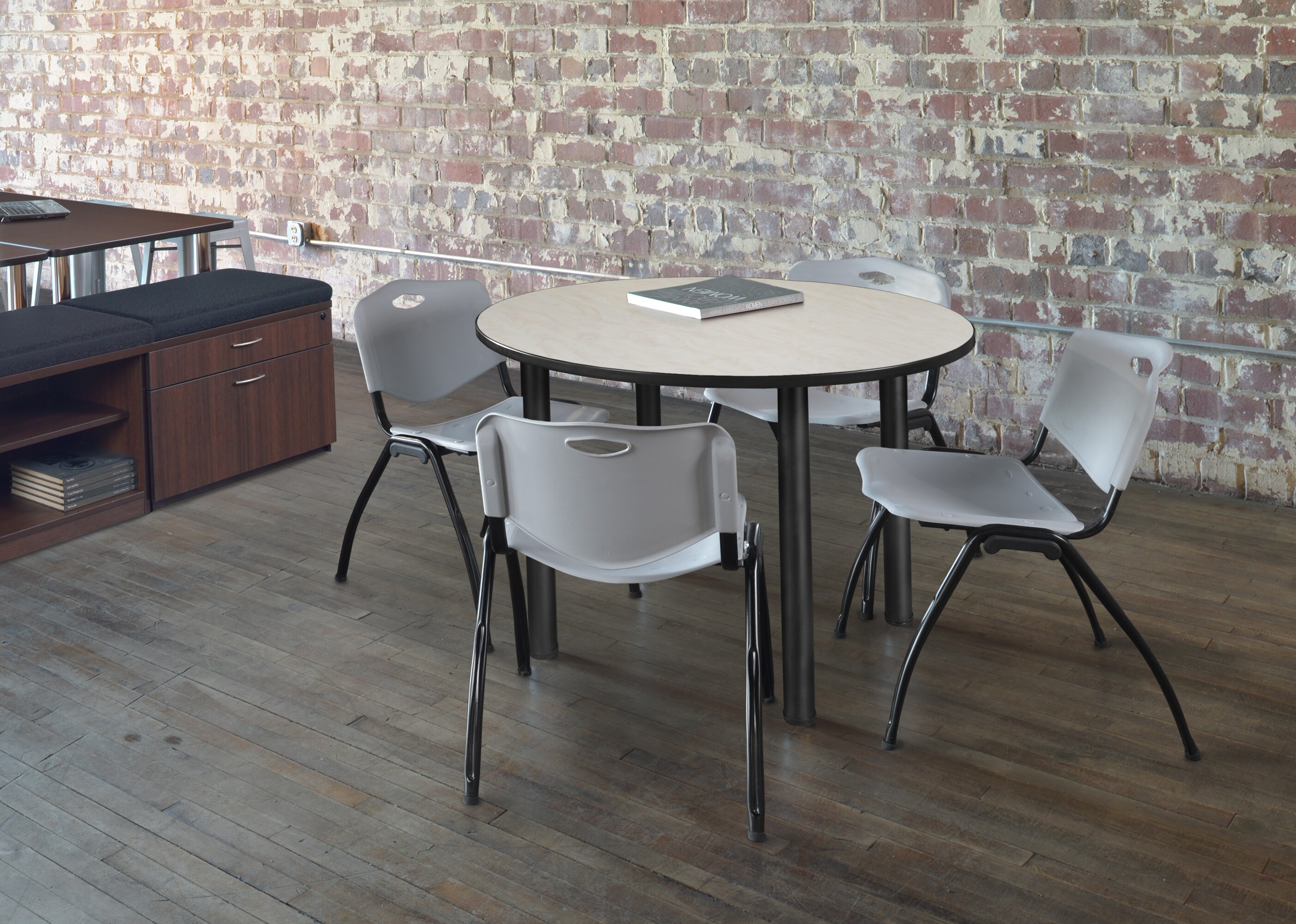Regency TB42RNDPLBPBK47GY Office-Tables - View #7